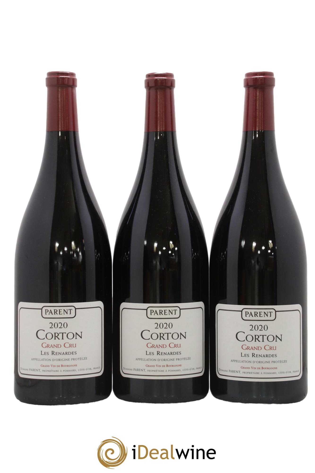 Corton Grand Cru Les Renardes Parent (Domaine) 2020 - Lotto di 3 bottiglie - 0