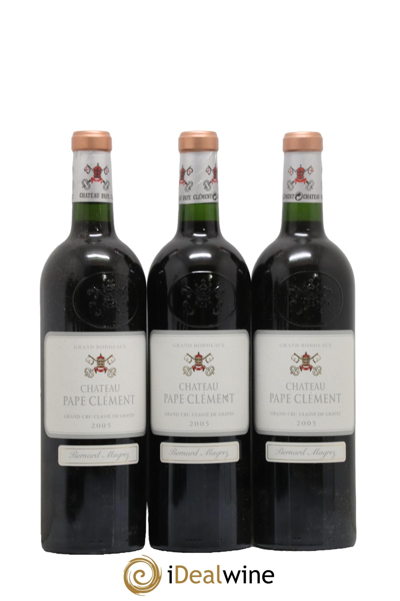 Château Pape Clément Cru Classé de Graves 2005 - Lot de 6 bouteilles - 1