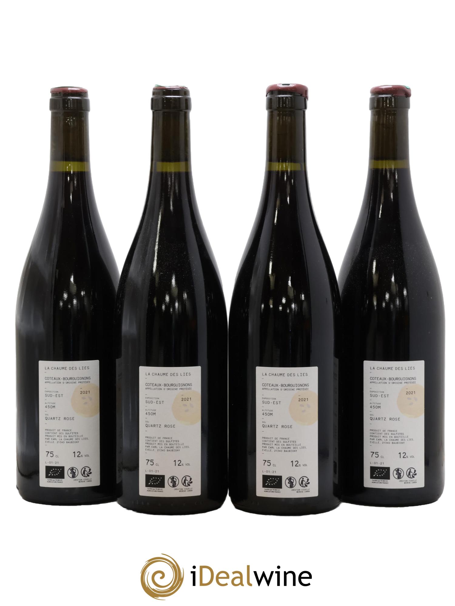 Coteaux Bourguignons La Chaume des Lies 2021 - Lot de 4 bouteilles - 1