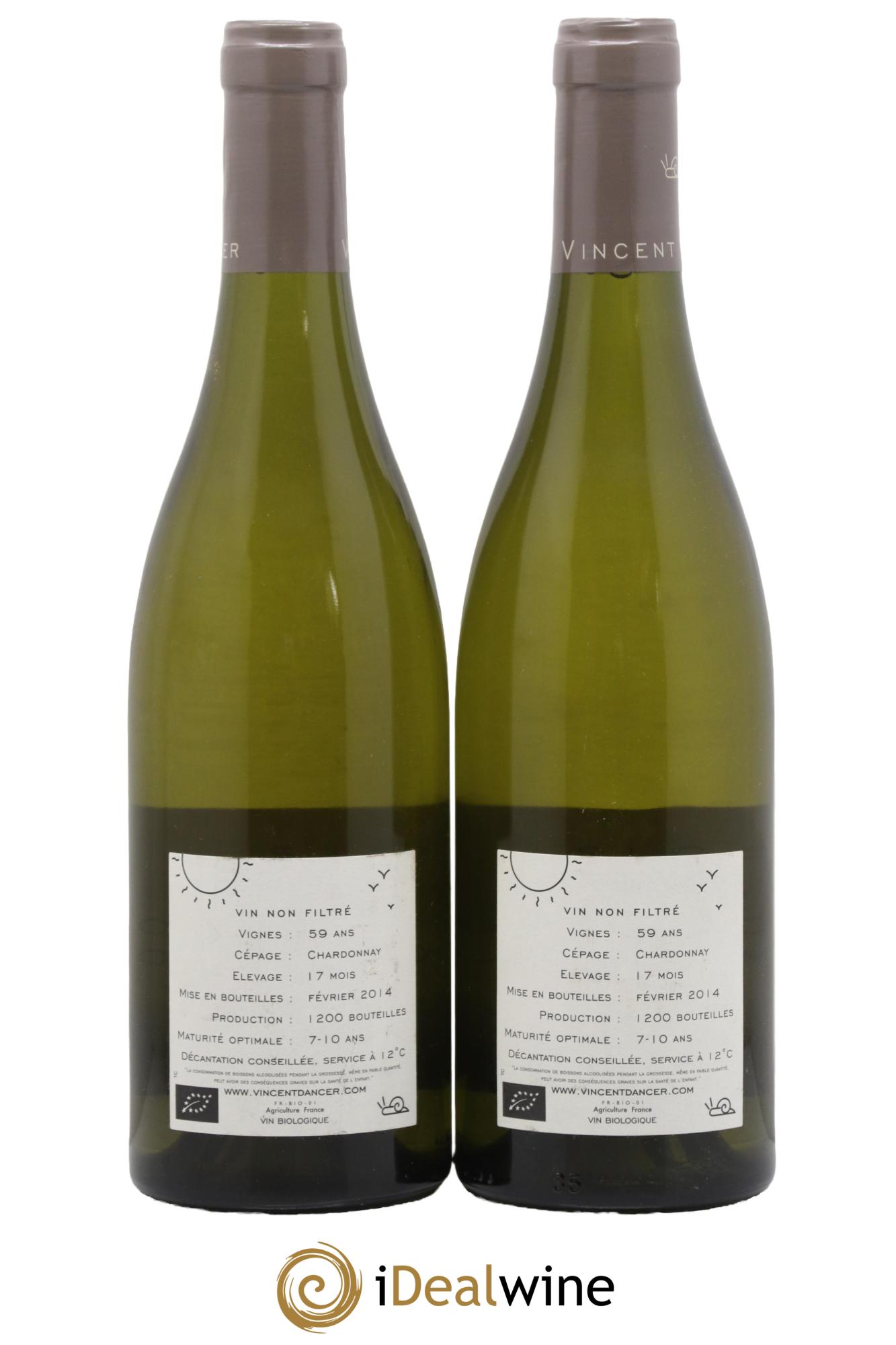 Chassagne-Montrachet 1er Cru (Morgeot) Tête du Clos Vincent Dancer 2012 - Lot de 2 bouteilles - 1