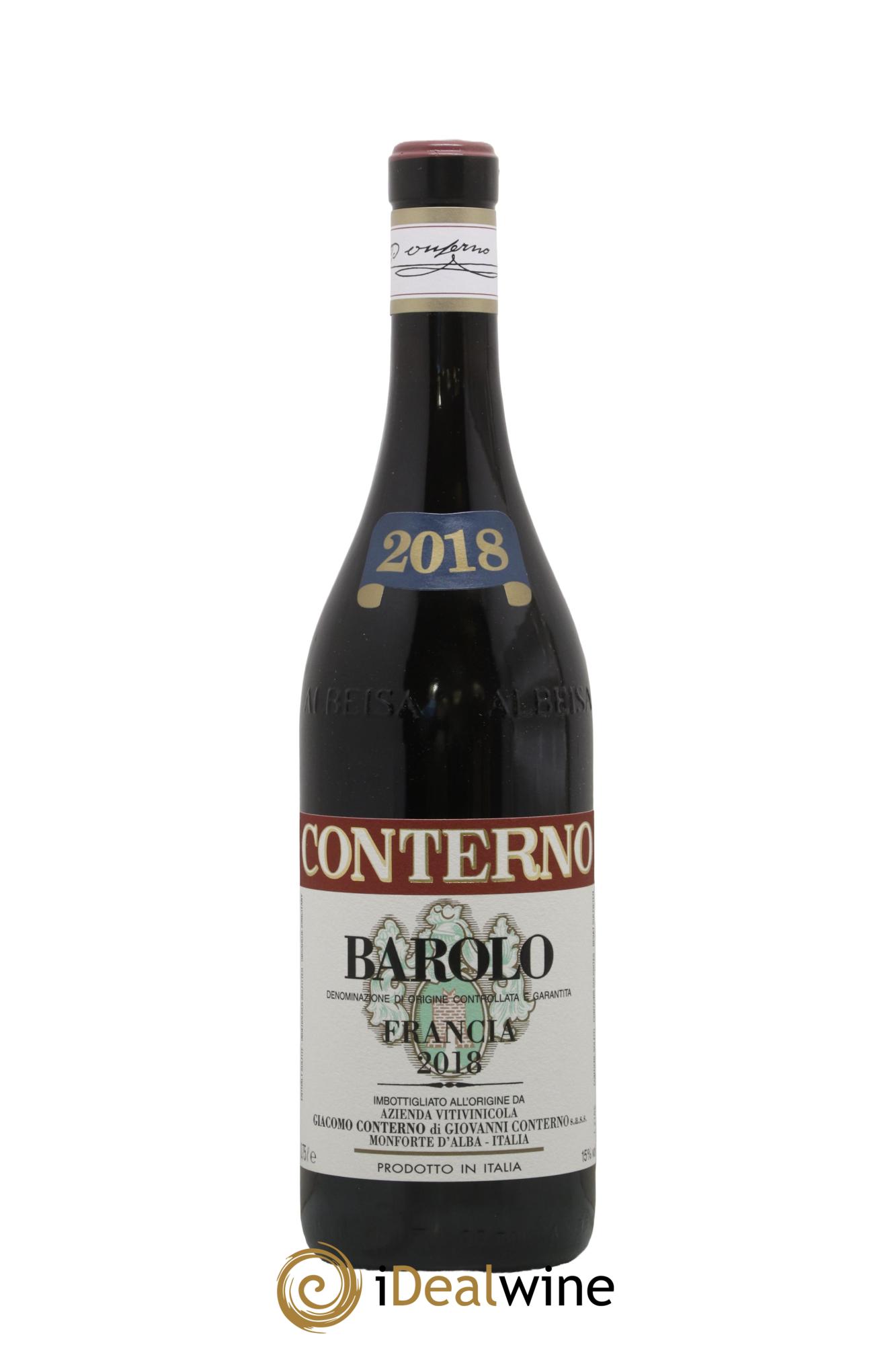 Barbera d'Alba DOC Vigna Francia Giacomo Conterno 2018 - Posten von 1 Flasche - 0