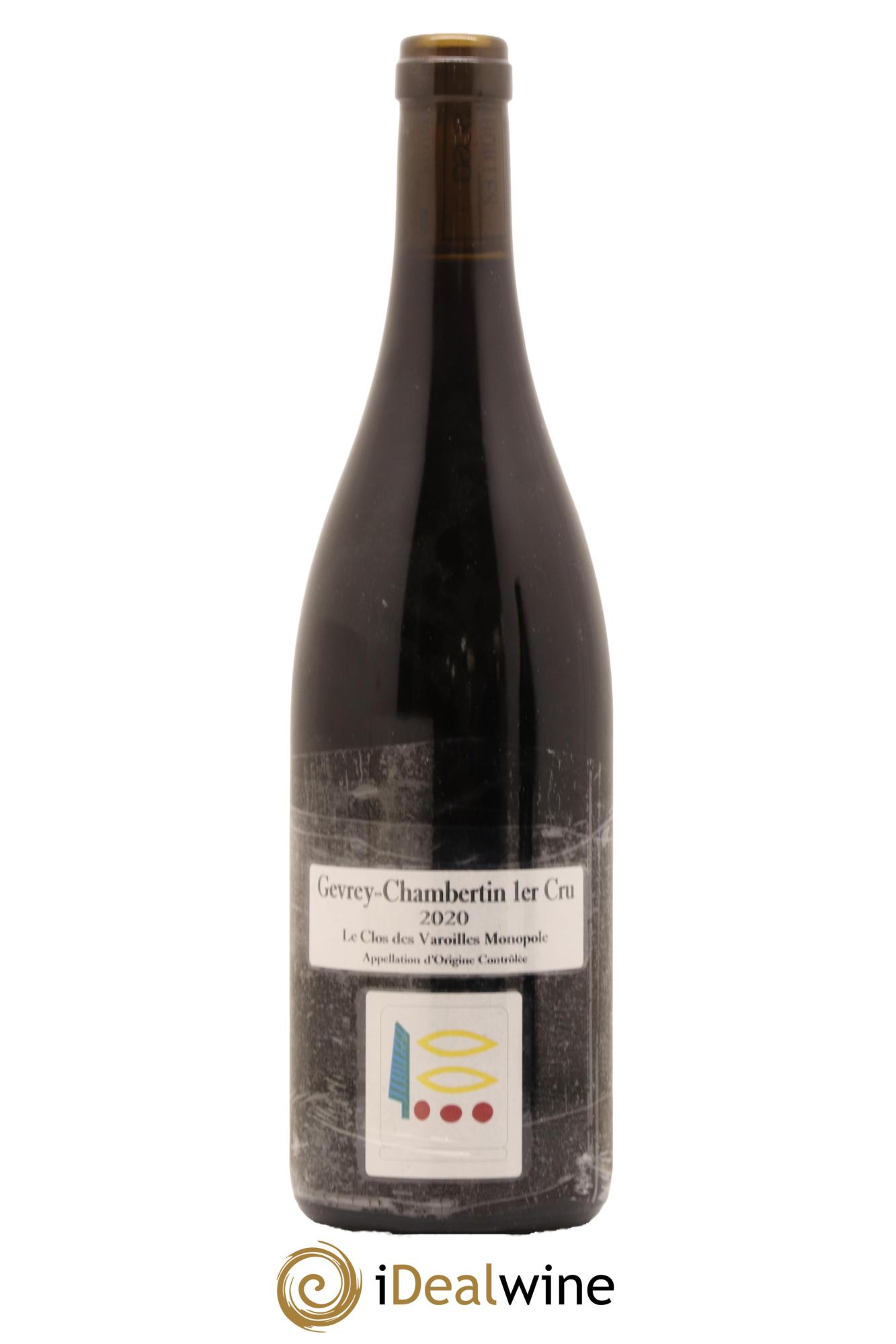Gevrey-Chambertin 1er Cru Le Clos des Varoilles Monopole Prieuré Roch 2020 - Lot de 1 bouteille - 0