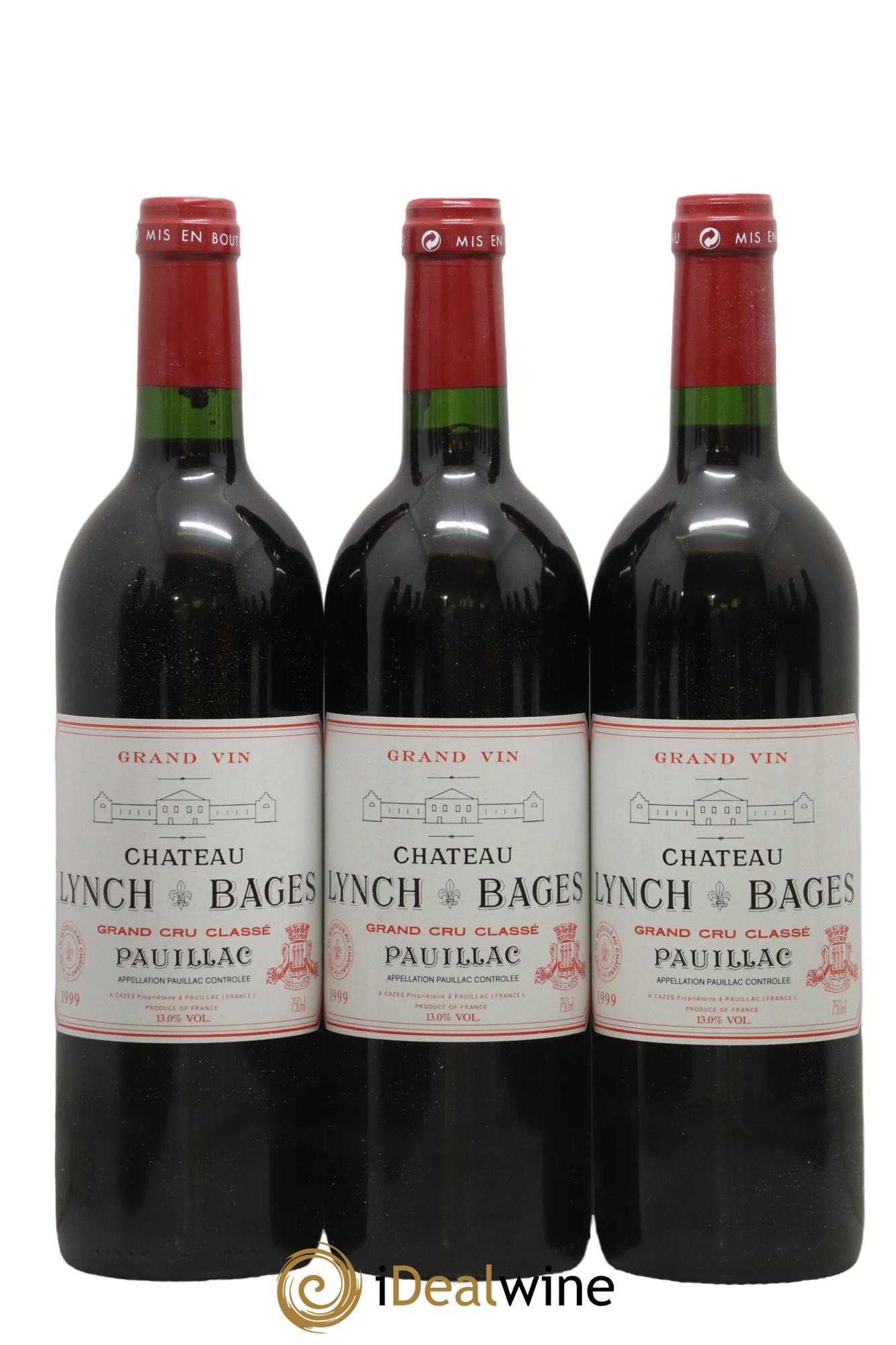 Château Lynch Bages 5ème Grand Cru Classé 1999 - Posten von 12 Flaschen - 1
