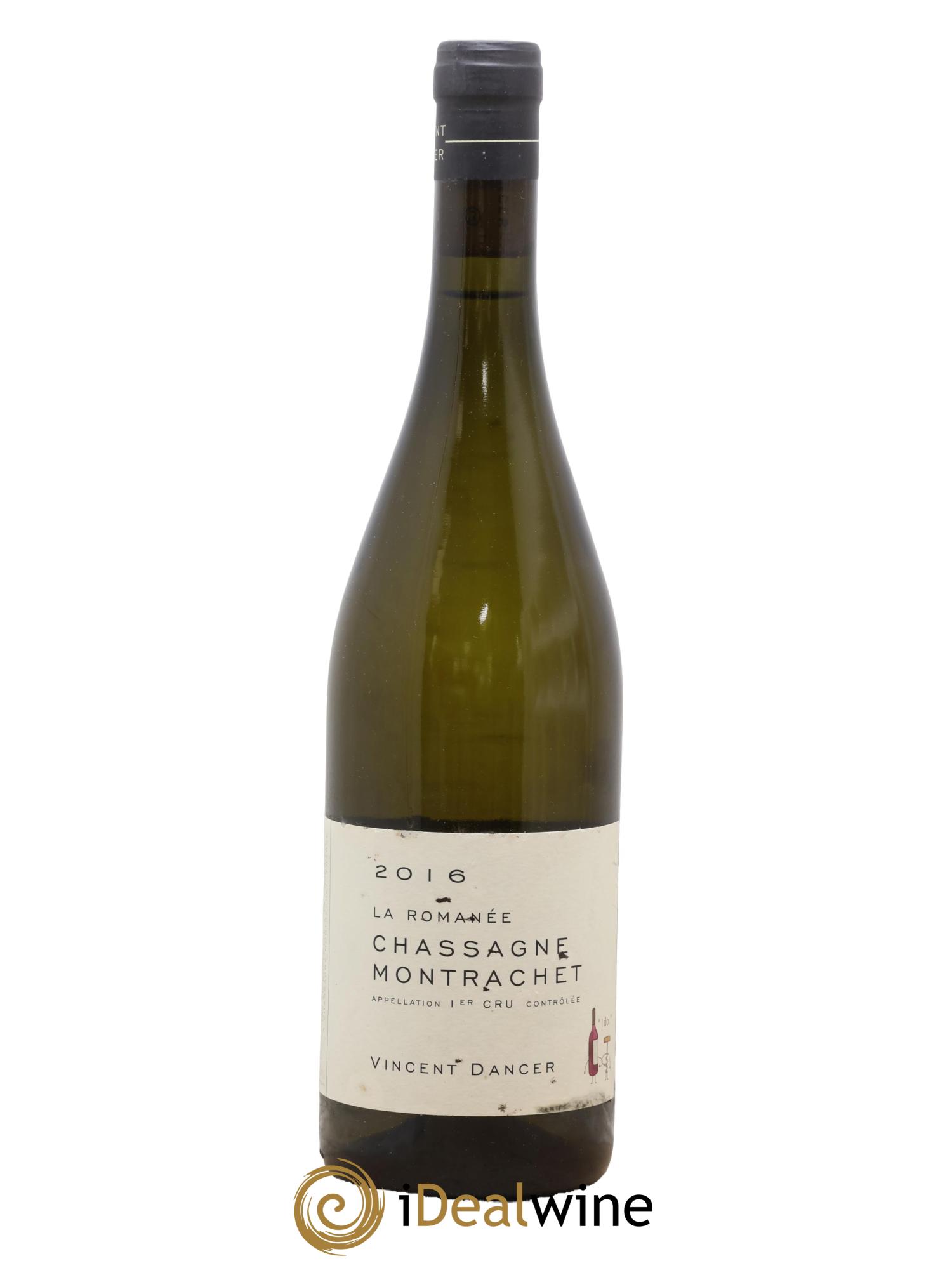 Chassagne-Montrachet 1er Cru La Romanée Vincent Dancer 2016 - Lot of 1 bottle - 0