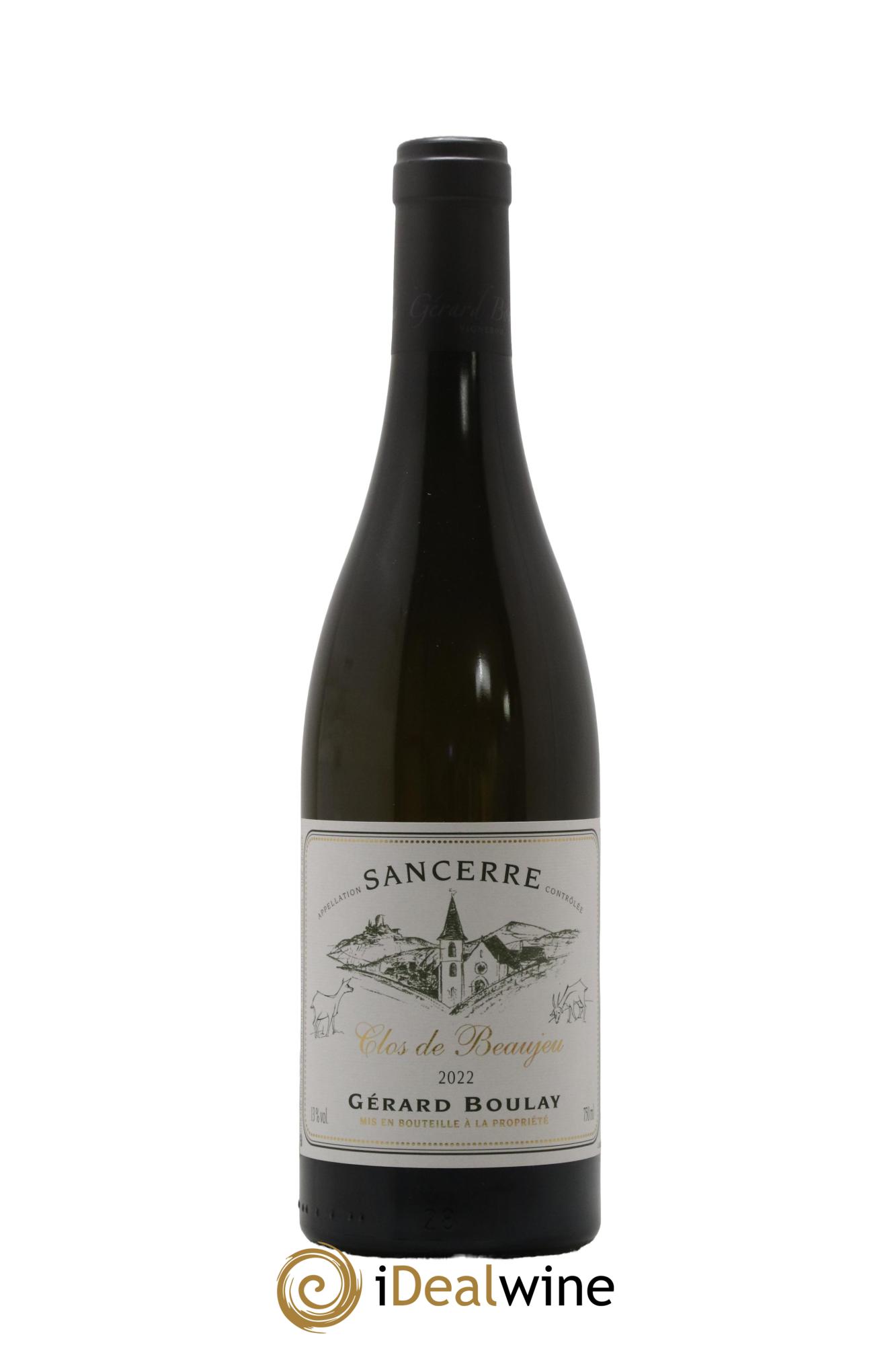 Sancerre Clos de Beaujeu Gérard Boulay 2022 - Lot de 1 bouteille - 0