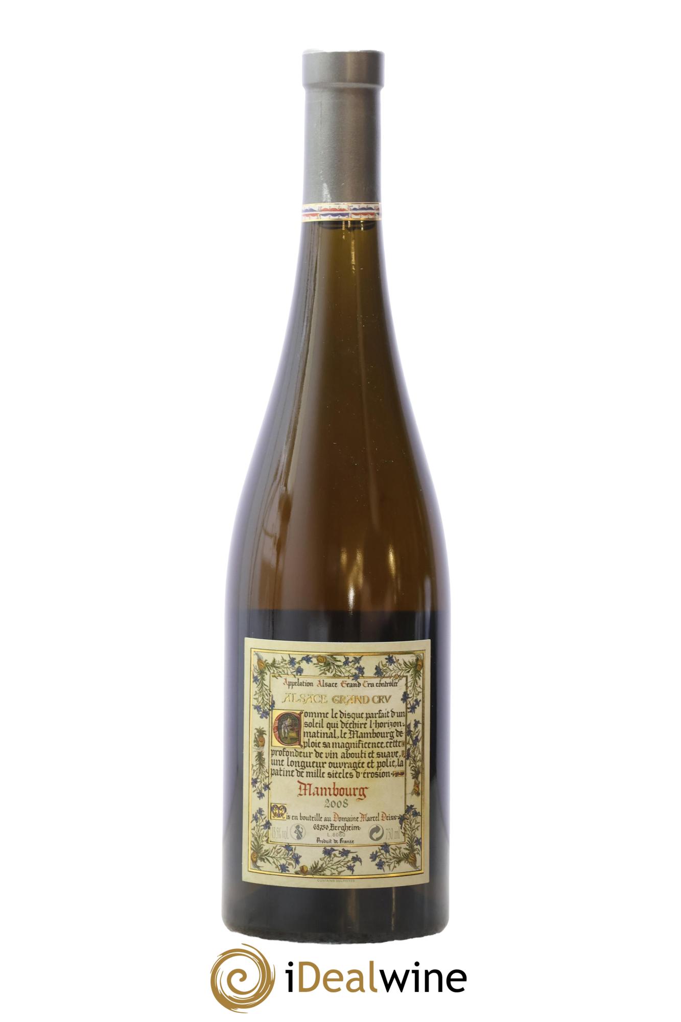 Alsace Grand Cru Mambourg Marcel Deiss (Domaine) 2008 - Lot de 1 bouteille - 1
