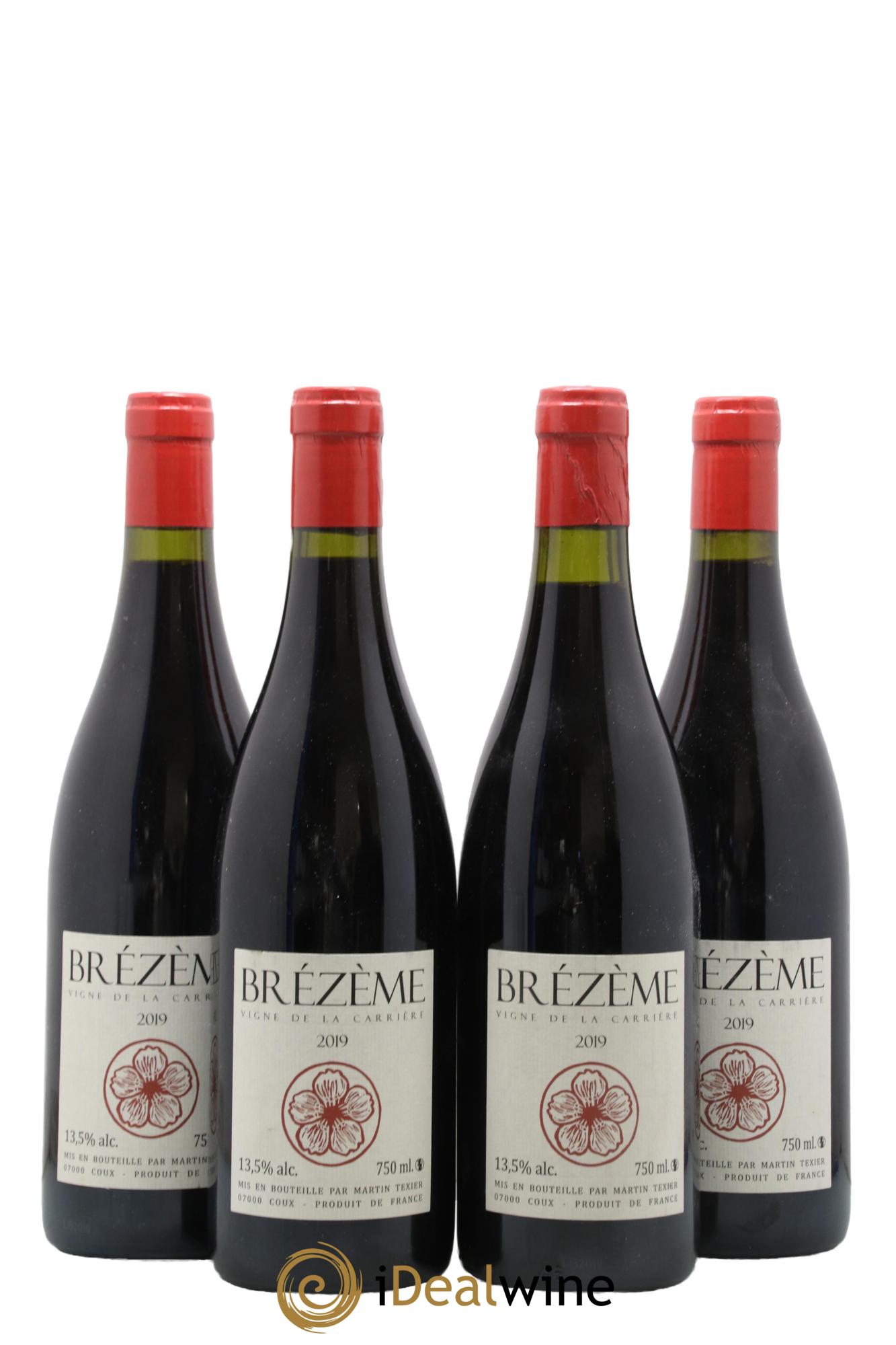 Côtes-du-Rhône Brézème Vigne de la Carrière Domaine Martin Texier 2019 - Lot de 4 bouteilles - 0