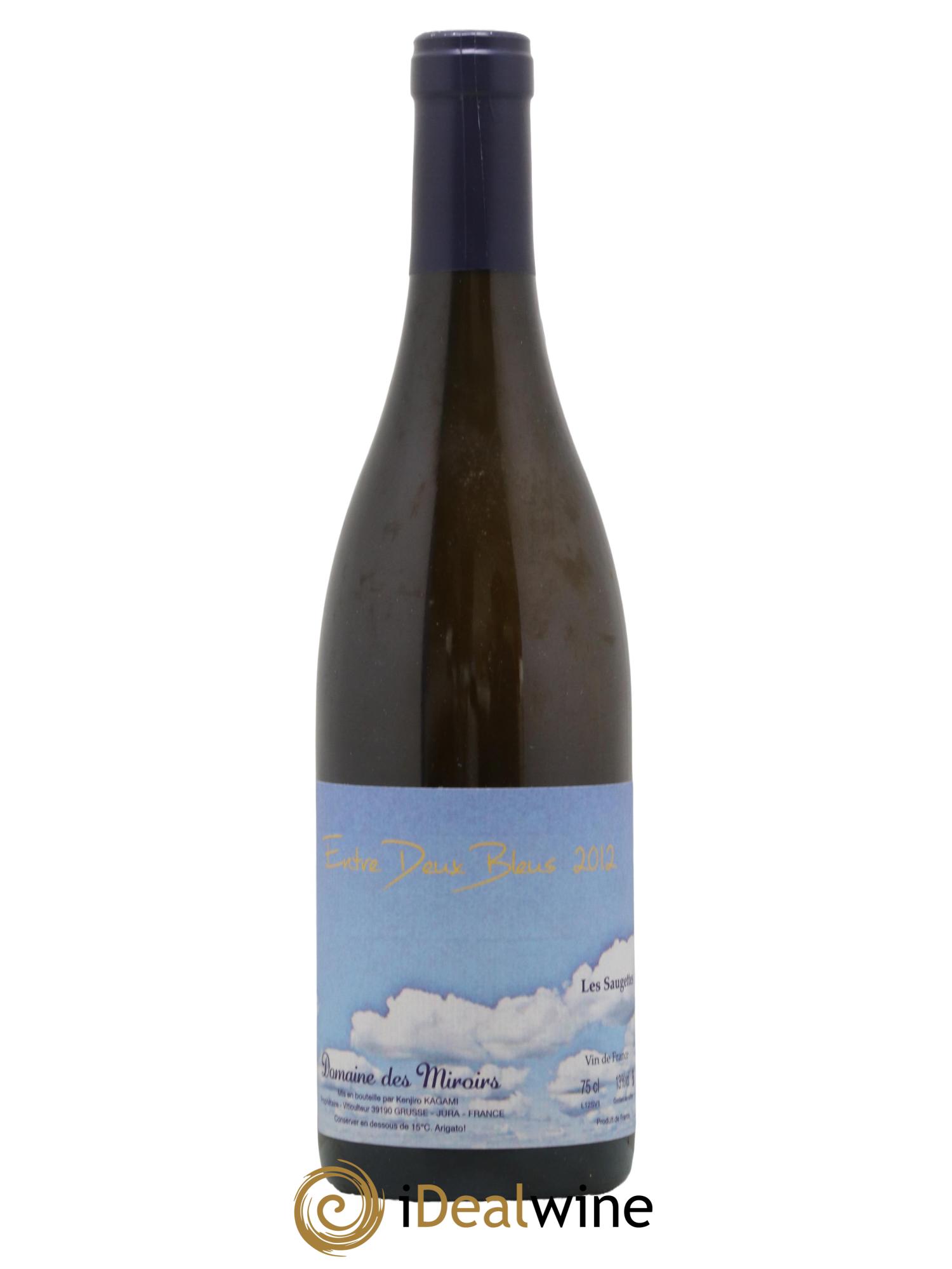 Vin de France Entre Deux Bleus Les saugettes Kenjiro Kagami - Domaine des Miroirs 2012 - Lot de 1 bouteille - 0