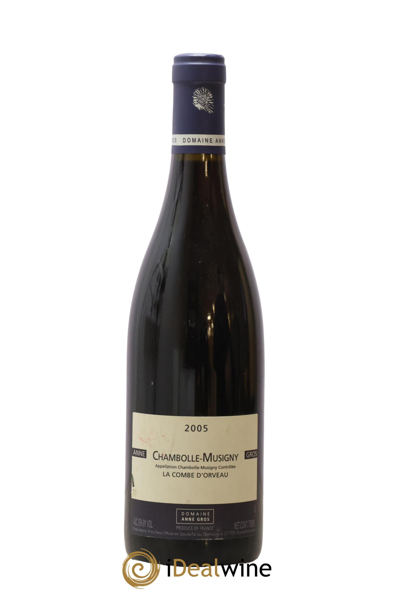 Chambolle-Musigny La Combe d'Orveau Anne Gros 2005 - Lot of 1 bottle - 0
