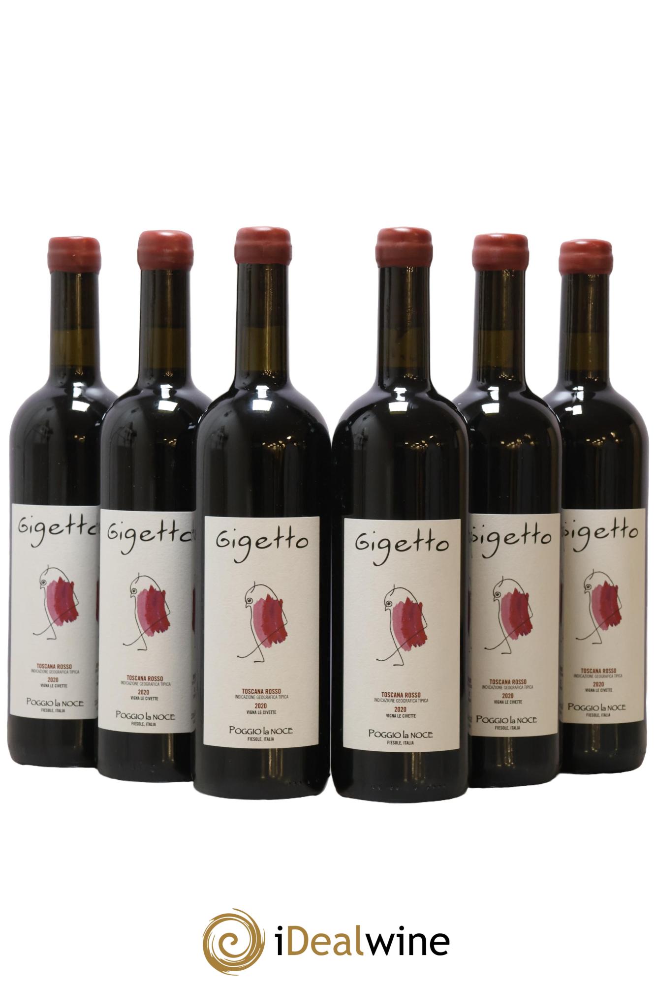 Toscana IGT Gigetto Poggio La Nocce 2020 - Lot of 6 bottles - 0