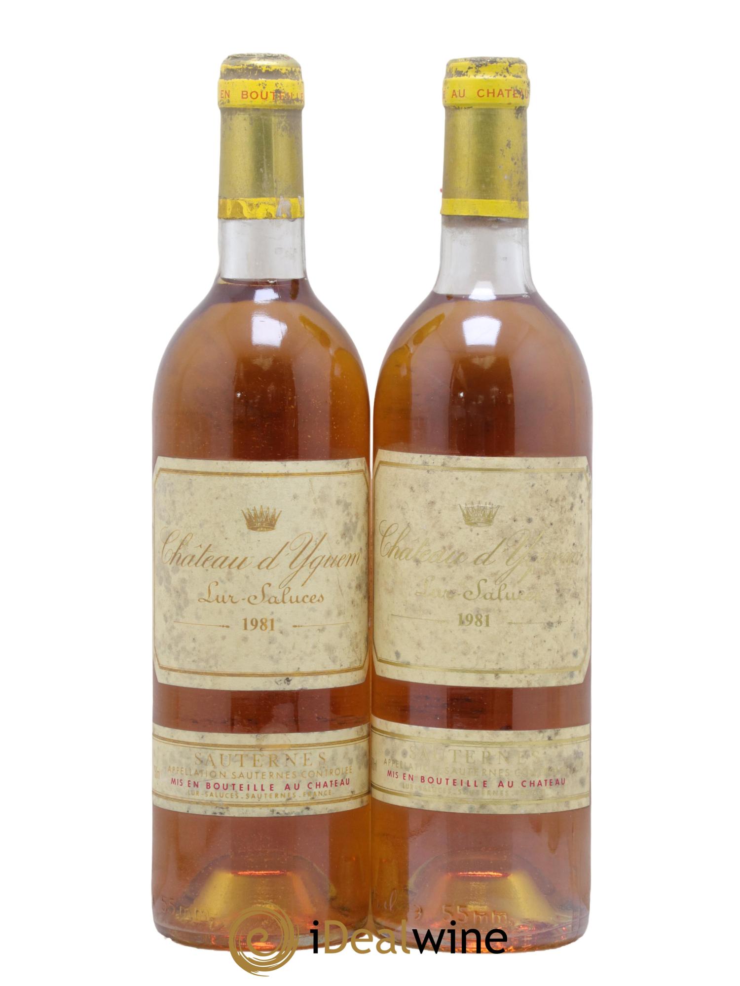 Château d' Yquem 1er Cru Classé Supérieur 1981 - Lotto di 2 bottiglie - 0