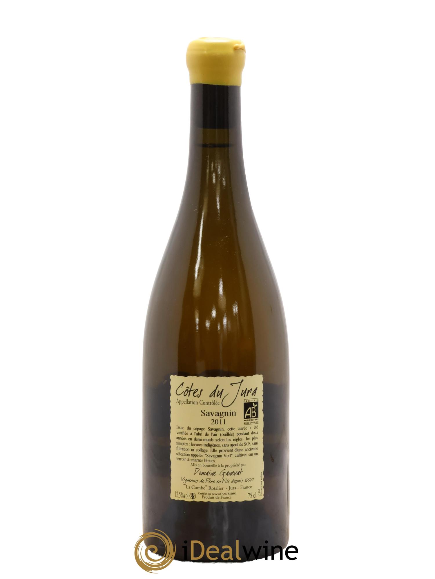 Côtes du Jura Les Chalasses Marnes Bleues Jean-François Ganevat (Domaine) 2011 - Lot de 1 bouteille - 1