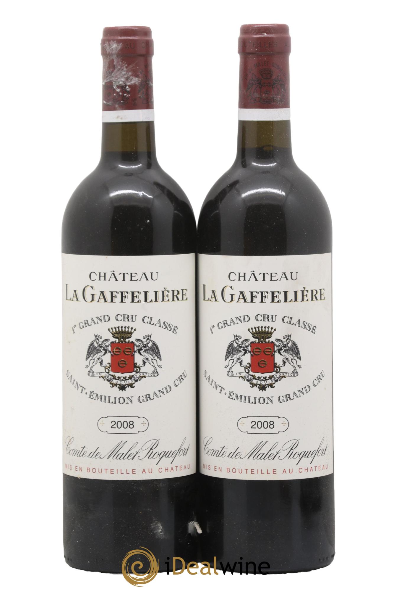 Château la Gaffelière 1er Grand Cru Classé B 2008 - Lot of 2 bottles - 0