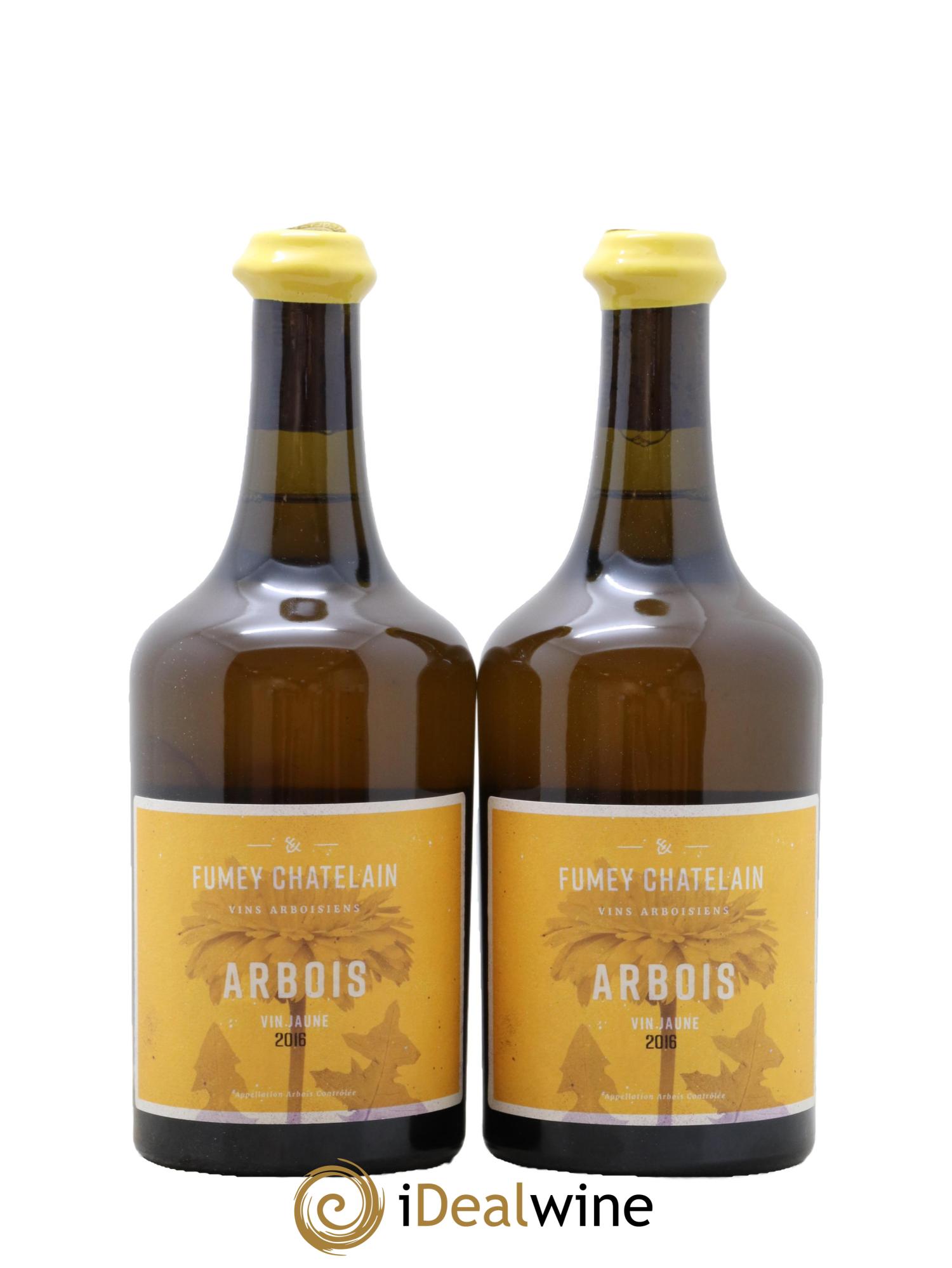 Arbois Vin Jaune Fumey-Chatelain 2016 - Lot de 2 clavelins - 0