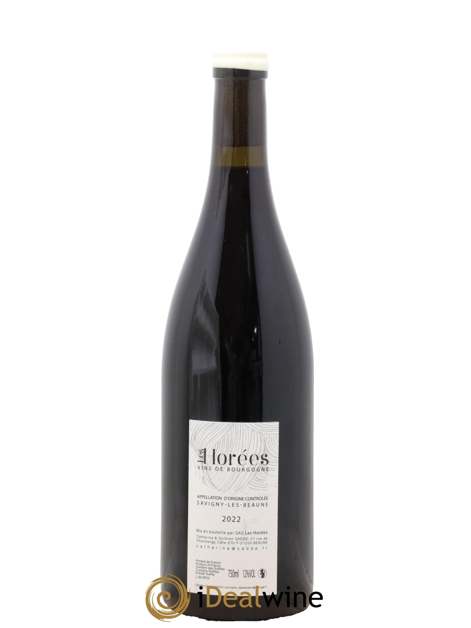 Savigny-lès-Beaune Les Plaisirs et les jours Les Horées 2022 - Lot of 1 bottle - 1