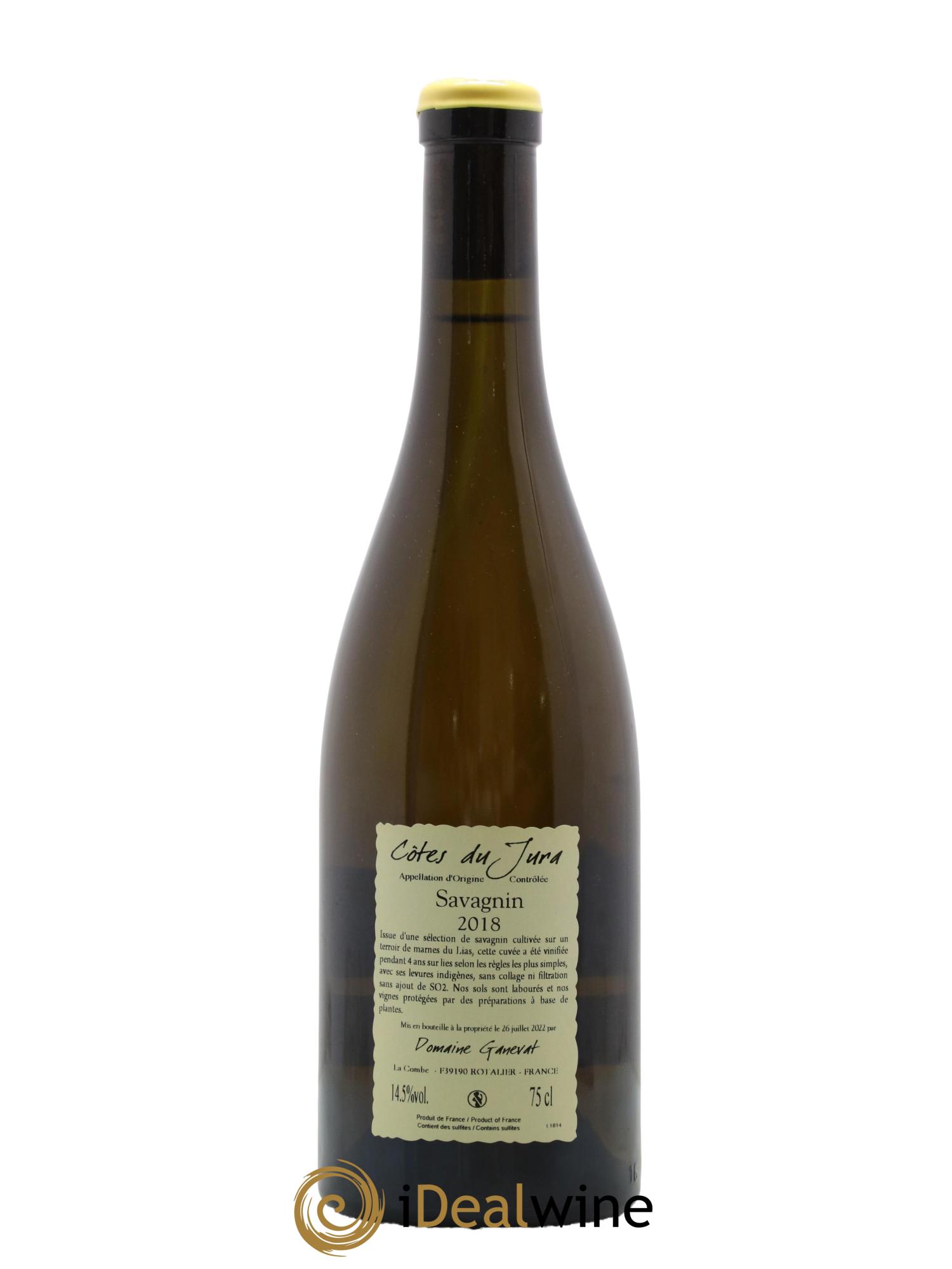 Côtes du Jura Sous la Roche Jean-François Ganevat (Domaine) 2018 - Lot de 1 bouteille - 1