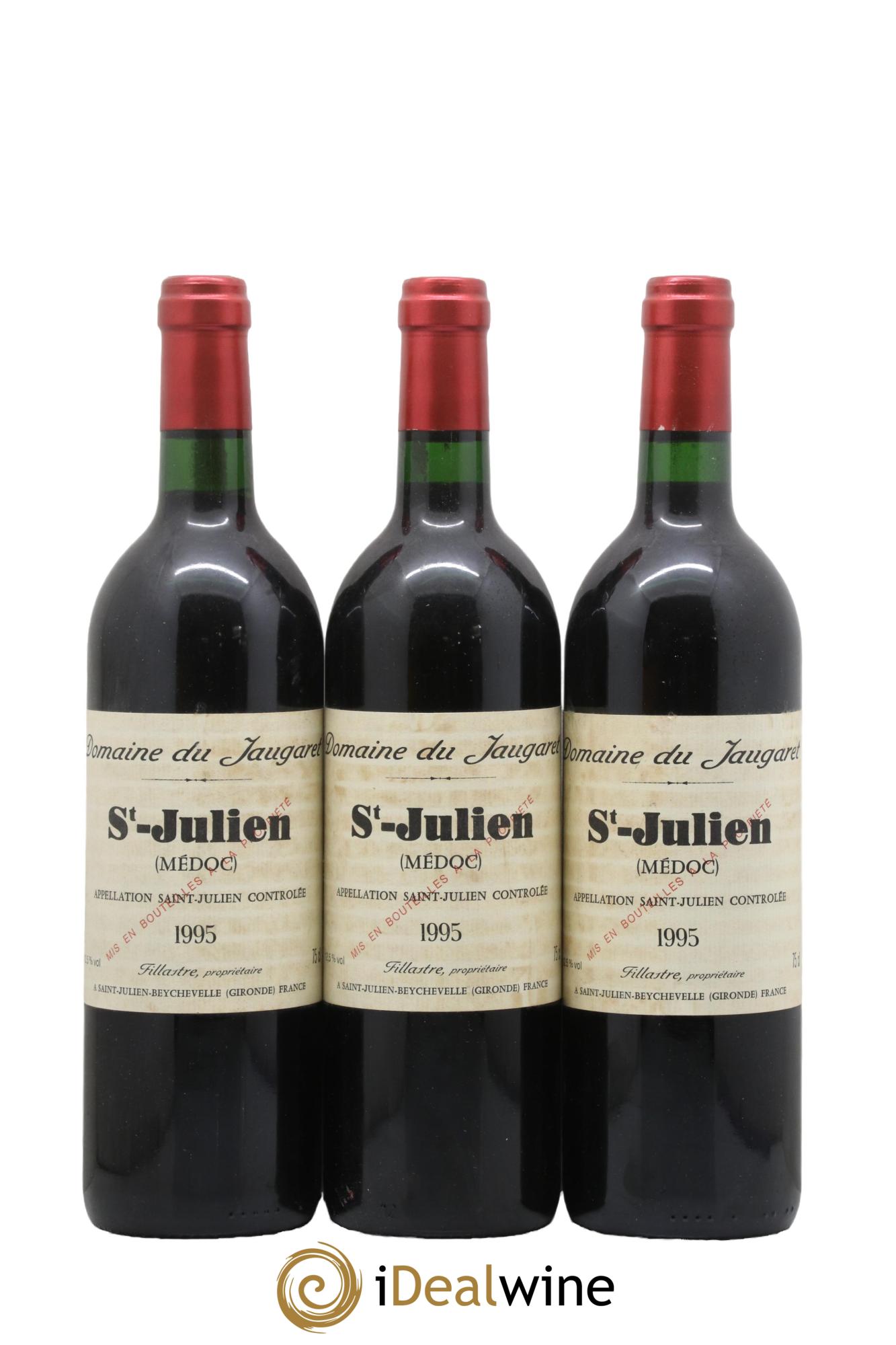 Domaine du Jaugaret 1995 - Lot de 3 bouteilles - 0