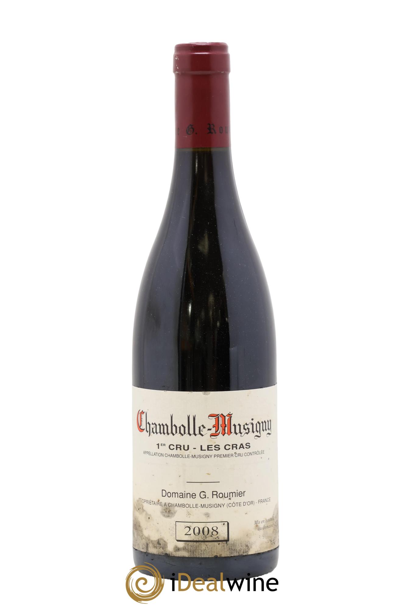 Chambolle-Musigny 1er Cru Les Cras Georges Roumier (Domaine) 2008 - Lot de 1 bouteille - 0