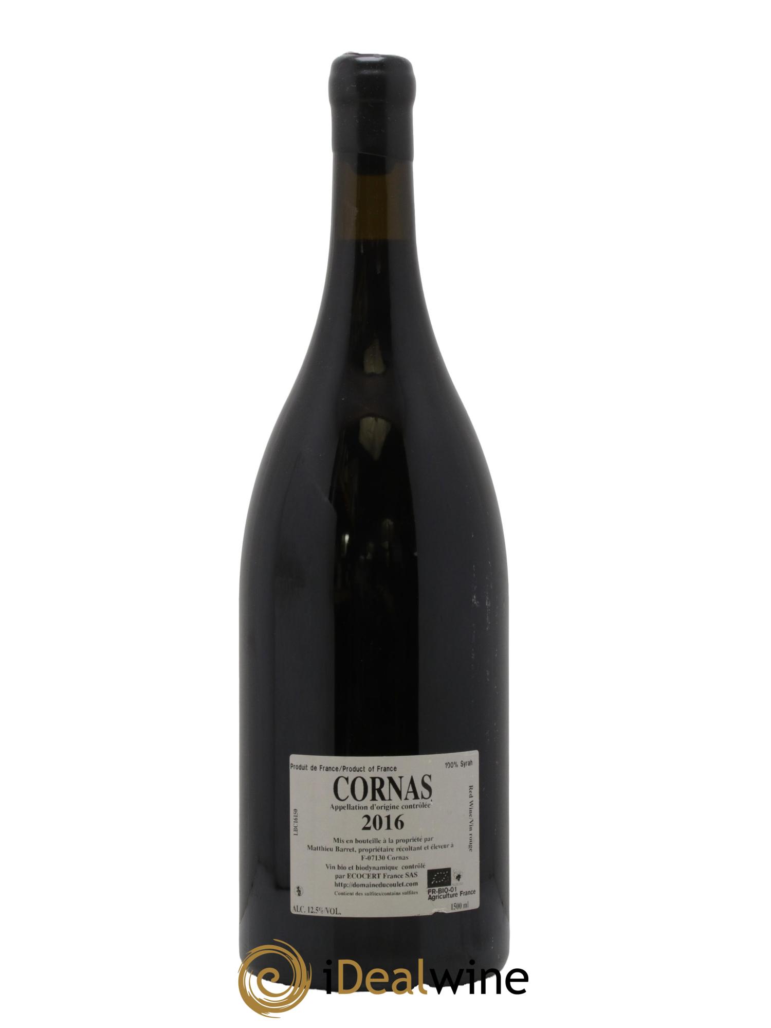 Cornas Brise Cailloux Coulet (Domaine du) - Matthieu Barret 2016 - Lot of 1 magnum - 1