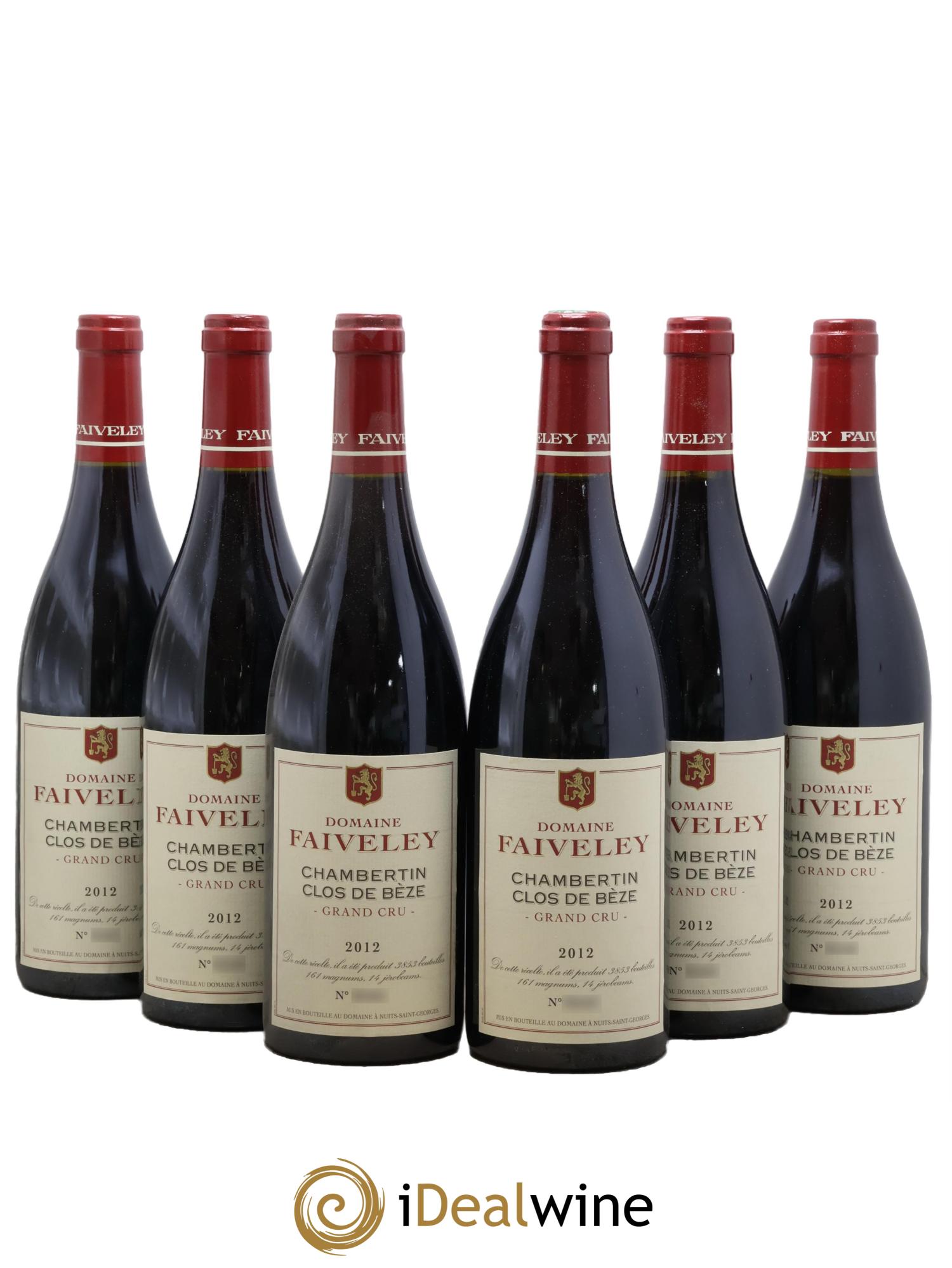 Chambertin Clos de Bèze Grand Cru Faiveley 2012 - Lotto di 6 bottiglie - 0