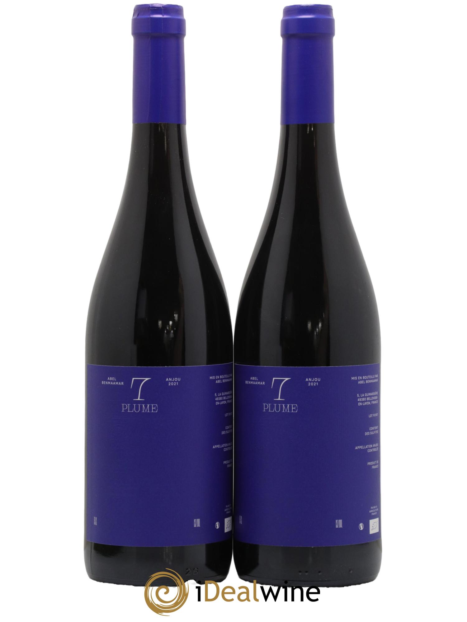 Vin de France Plume Domaine 7 Abel Benmaamar 2021 - Lot de 2 bouteilles - 0