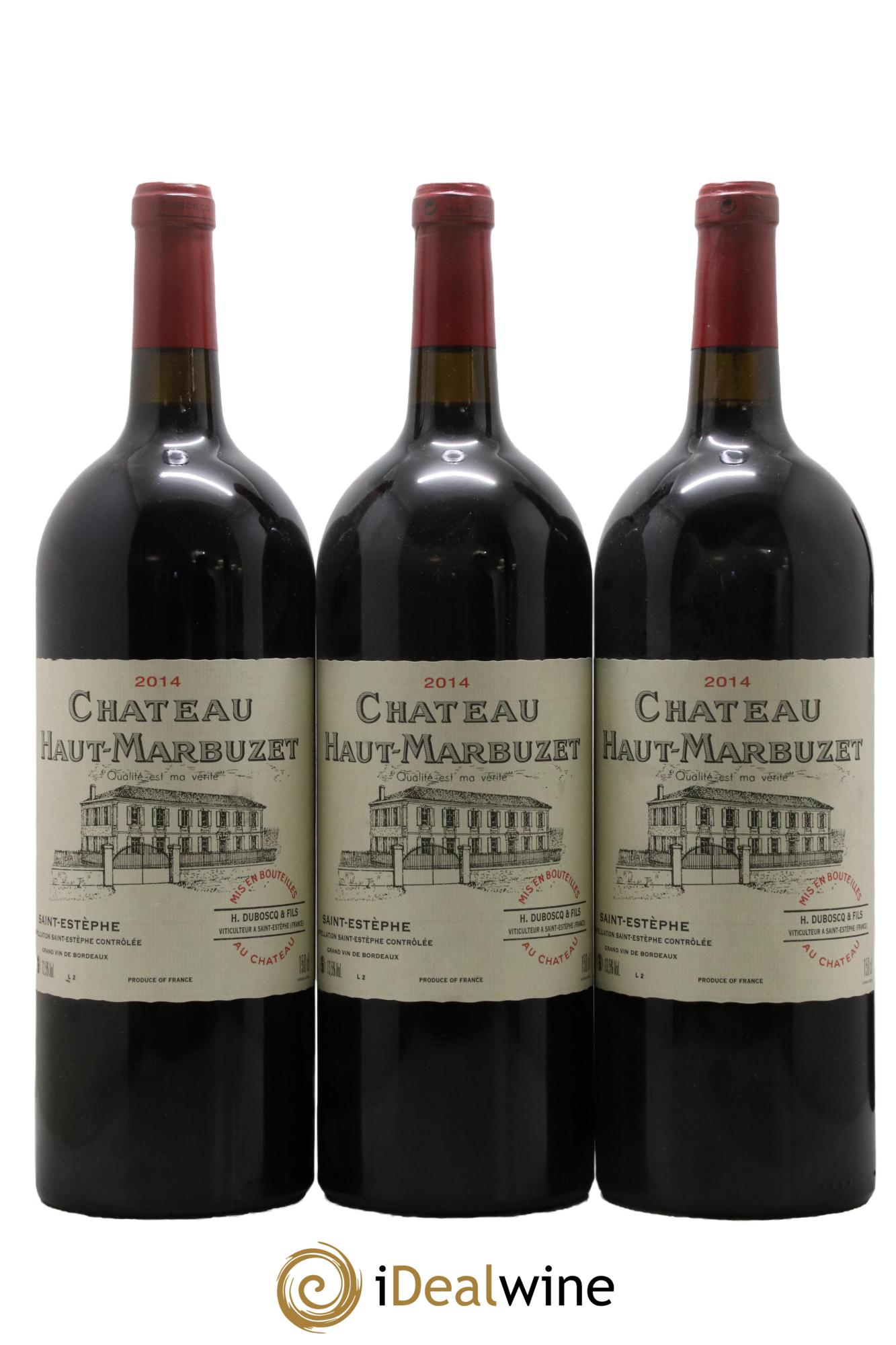 Château Haut Marbuzet 2014 - Lot de 3 magnums - 0