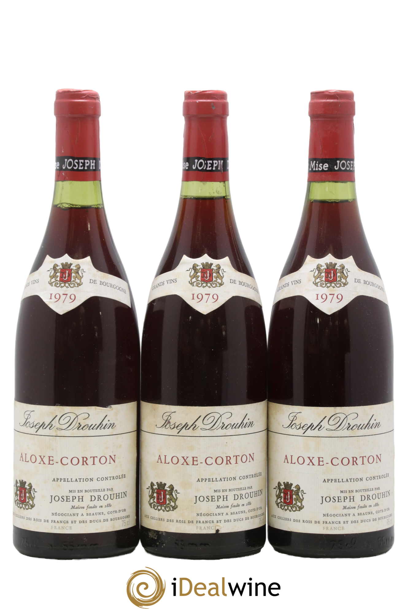 Aloxe-Corton Joseph Drouhin 1979 - Lot de 3 bouteilles - 0