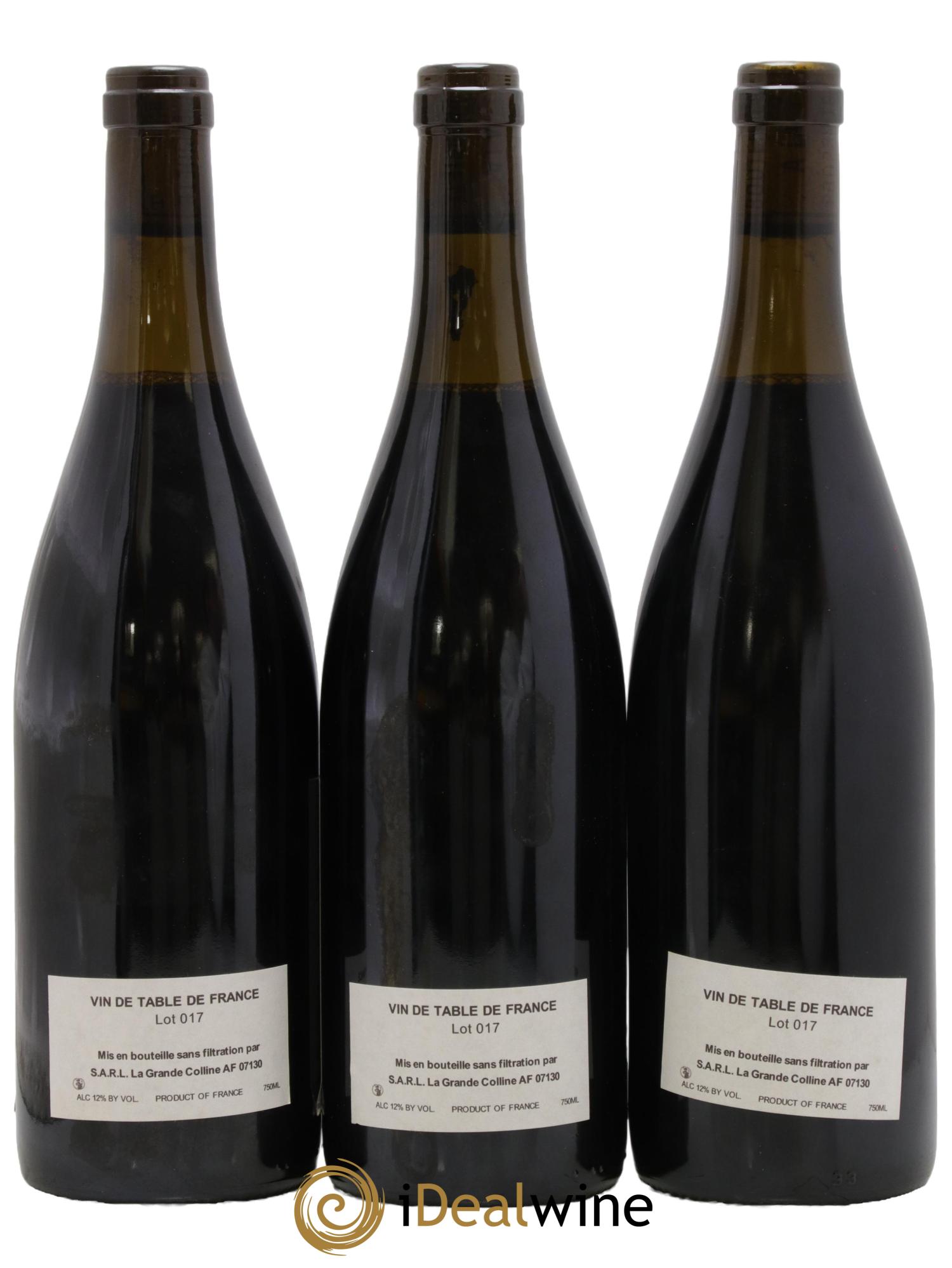 Vin de France (Ex Cornas) Hirotake Ooka - Domaine La Grande Colline 2017 - Lotto di 3 bottiglie - 1