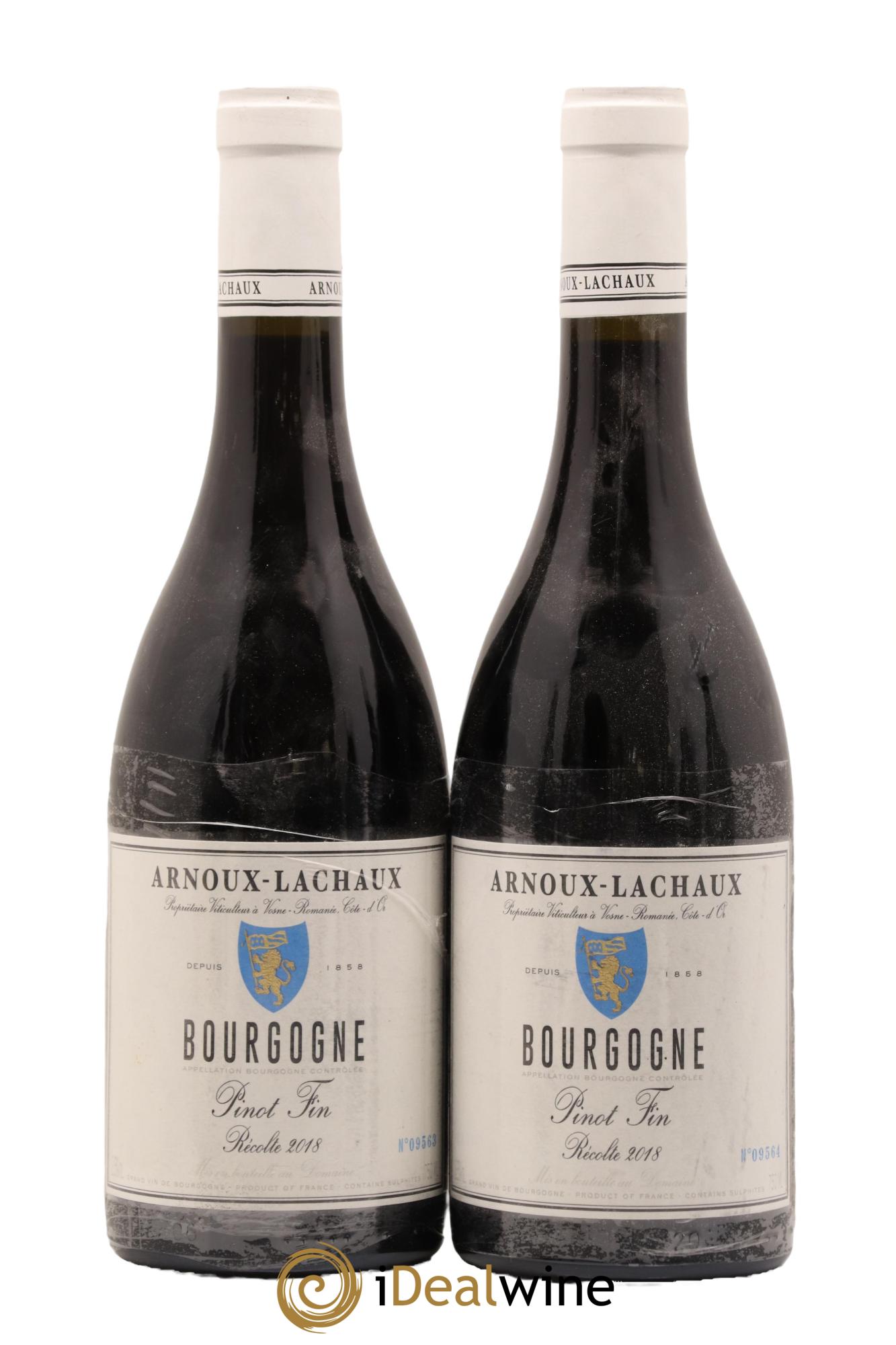 Bourgogne Pinot Fin Arnoux-Lachaux (Domaine) 2018 - Lot de 2 bouteilles - 0