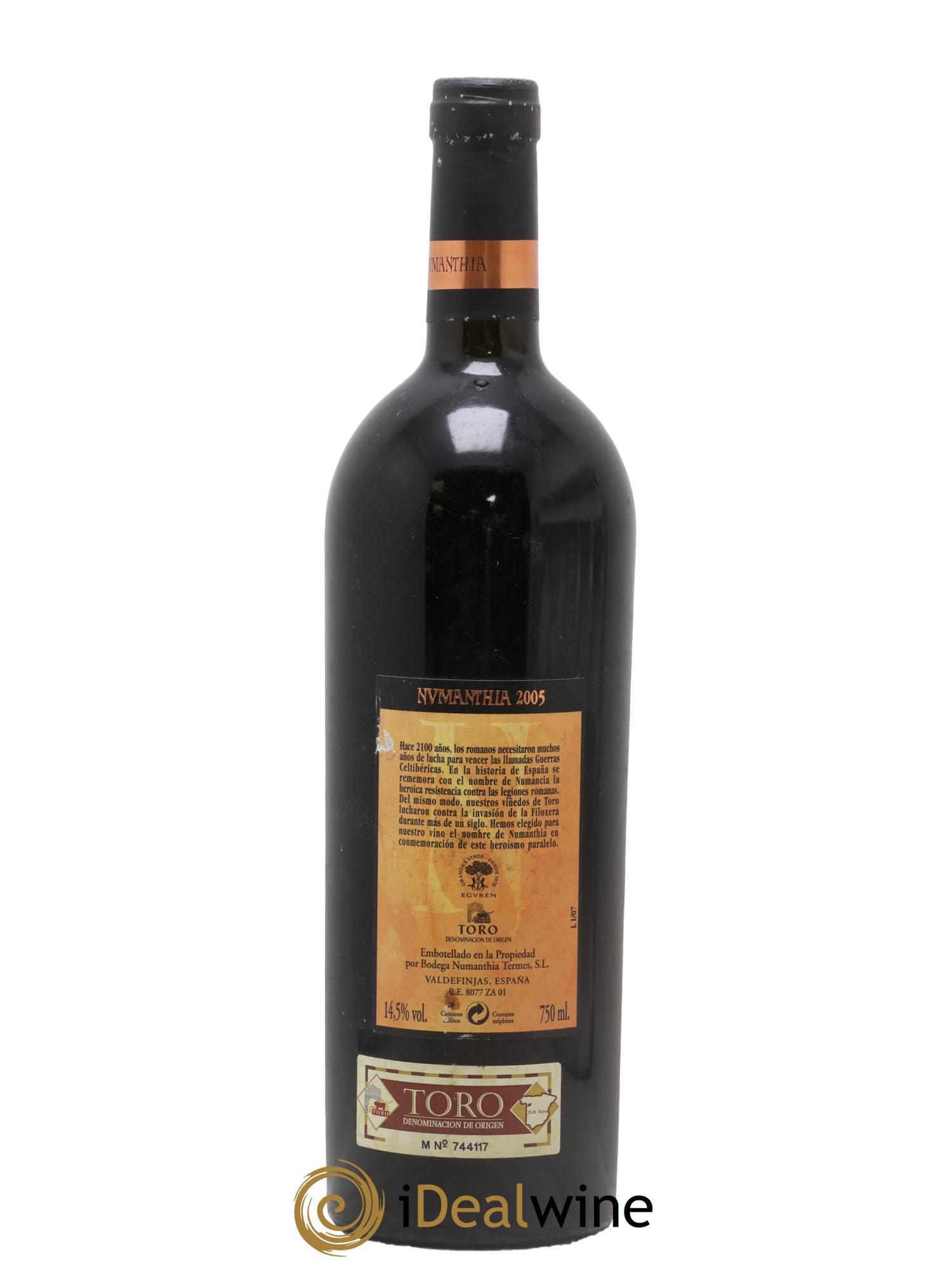 Toro Bodega Numanthia Termes 2005 - Lotto di 1 bottiglia - 1