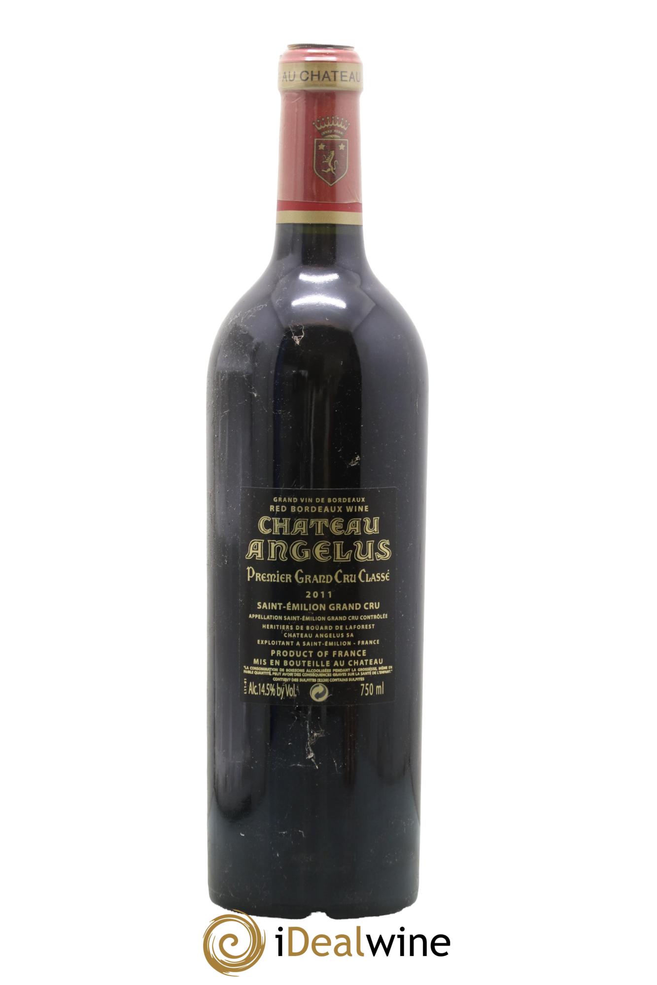 Château Angélus 1er Grand Cru Classé A 2011 - Lot de 1 bouteille - 1