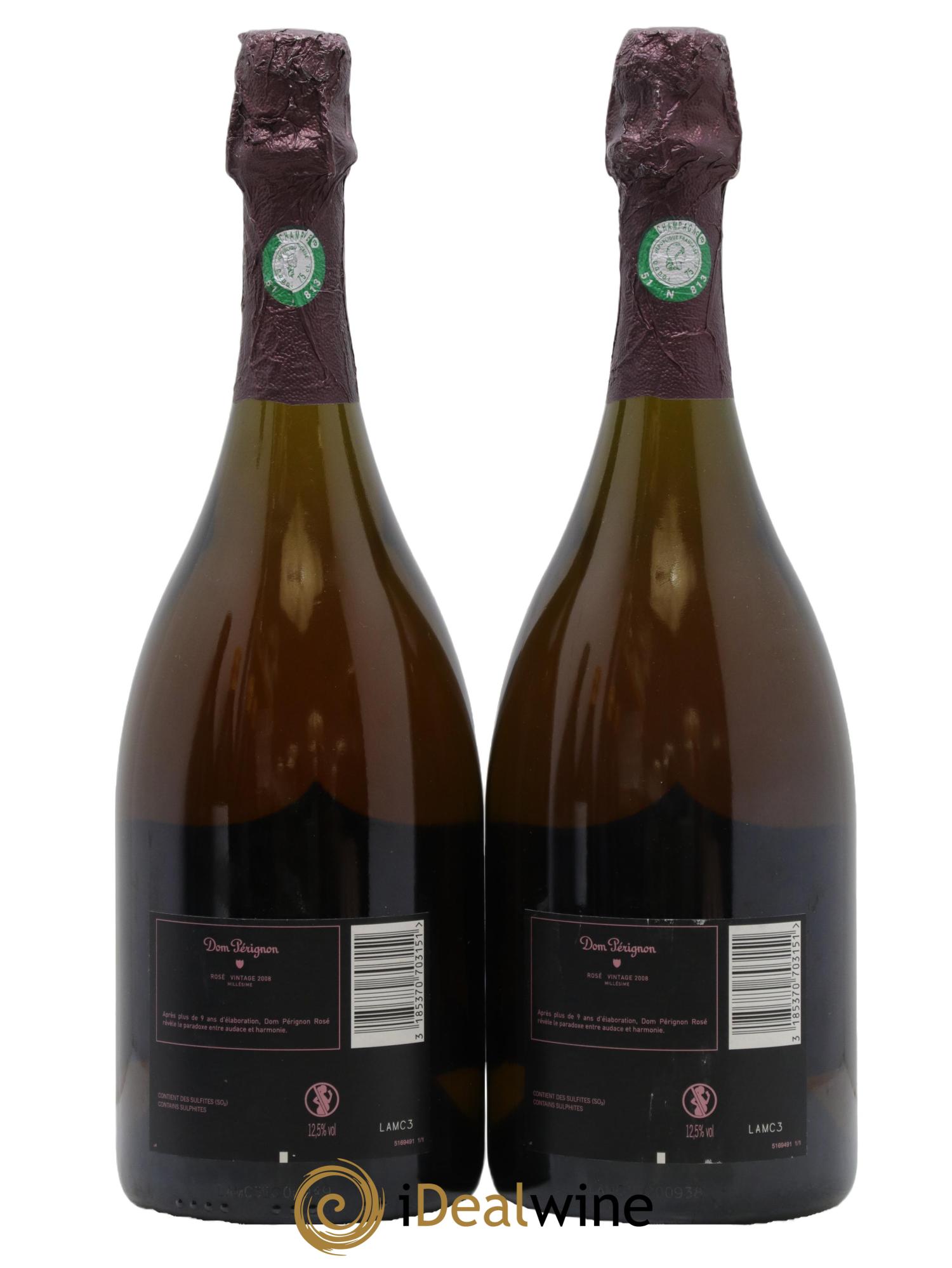 Brut Dom Pérignon 2008 - Lot de 2 bouteilles - 1