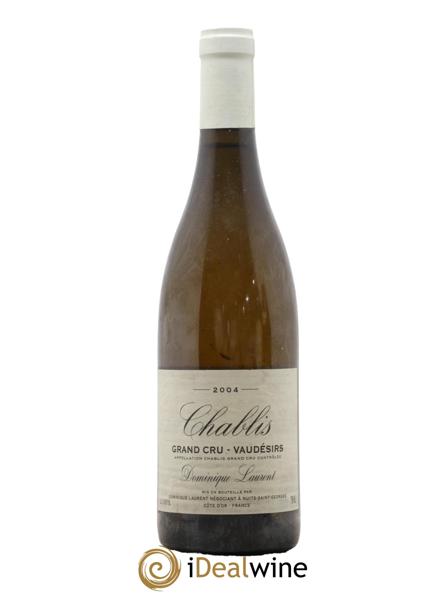 Chablis Grand Cru Vaudésirs Dominique Laurent 2004 - Lot de 1 bouteille - 0