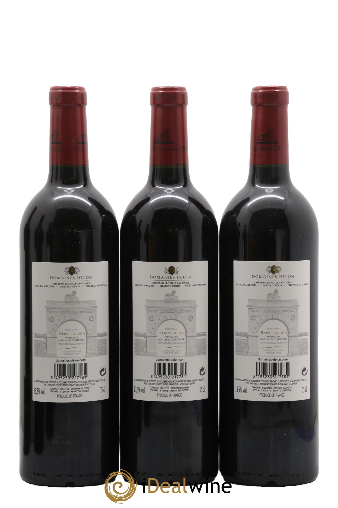 Château Léoville Las Cases 2ème Grand Cru Classé 2016 - Lot de 6 bouteilles - 2