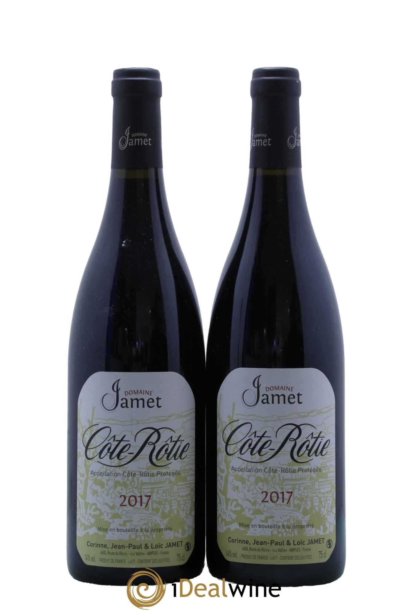 Côte-Rôtie Jamet (Domaine) 2017 - Lot de 2 bouteilles - 0