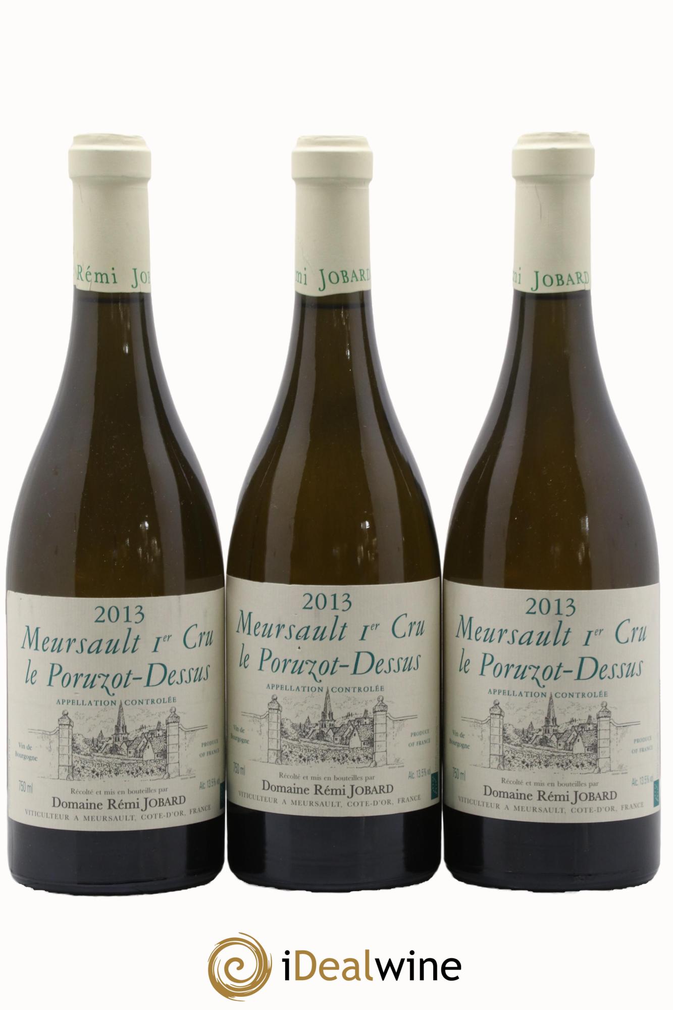 Meursault 1er Cru Le Poruzot-Dessus Rémi Jobard (Domaine) 2013 - Lot de 3 bouteilles - 0