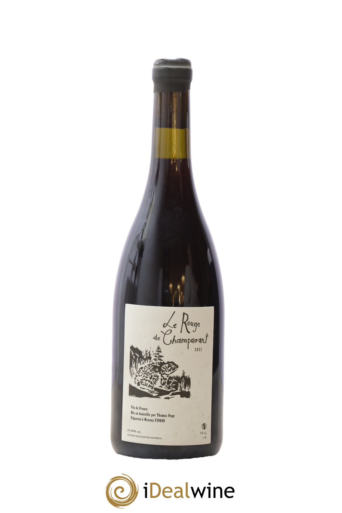Vin de France Le Rouge de Champavant Thomas Popy 2021 - Posten von 1 Flasche - 0