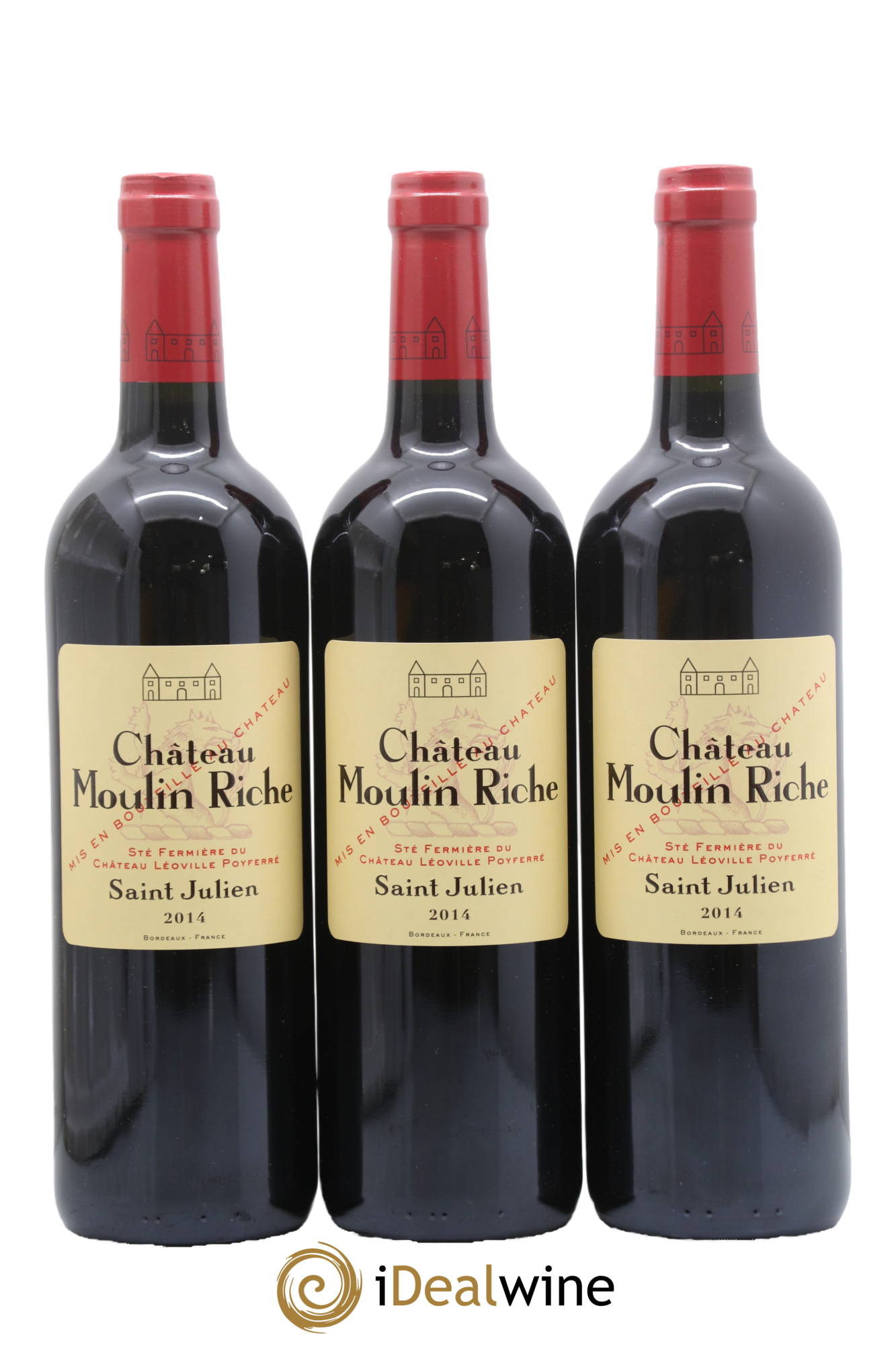 Château Moulin Riche 2014 - Posten von 3 Flaschen - 0