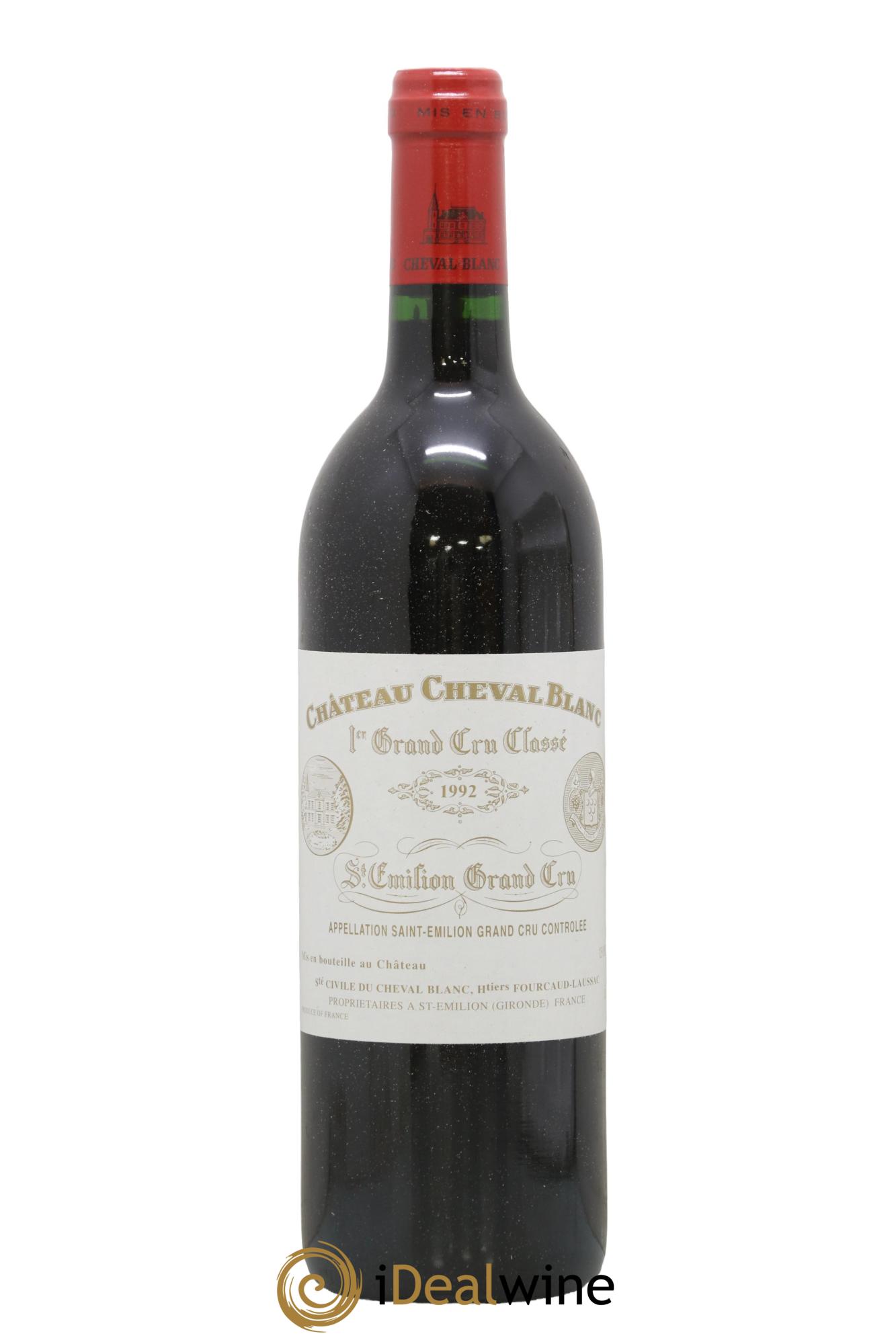Château Cheval Blanc 1er Grand Cru Classé A 1992 - Lot de 1 bouteille - 0