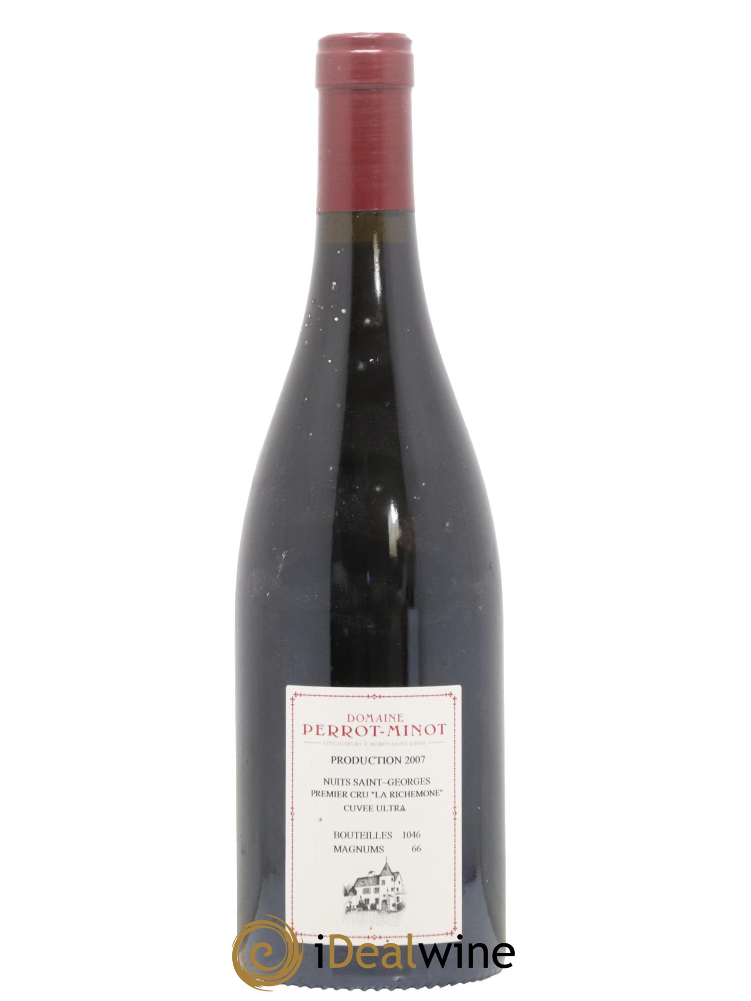 Nuits-Saint-Georges 1er Cru La Richemone Cuvée Ultra Vieilles Vignes Perrot-Minot 2007 - Lotto di 1 bottiglia - 1