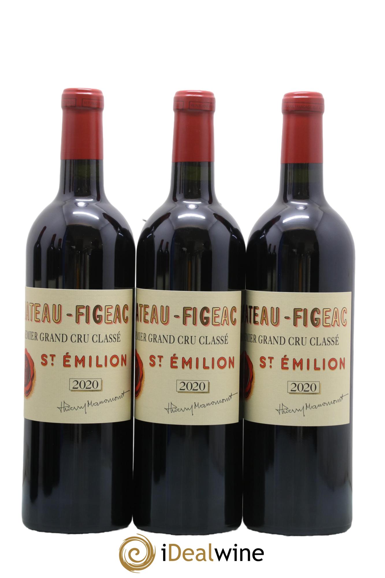 Château Figeac 1er Grand Cru Classé A 2020 - Lotto di 6 bottiglie - 1