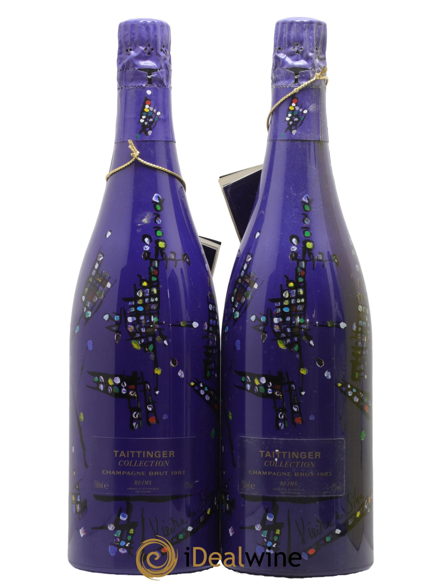 1983 - Collection Viera da Silva Taittinger 1983 - Lotto di 2 bottiglie - 1