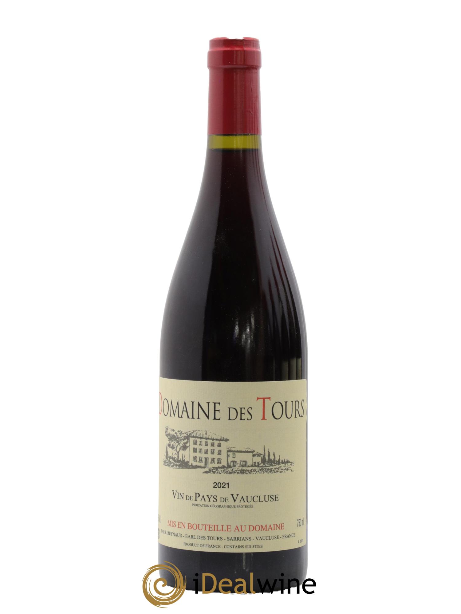 Vaucluse (Vin de Pays de Vaucluse) Domaine des Tours Emmanuel Reynaud 2021 - Lot de 1 bouteille - 0