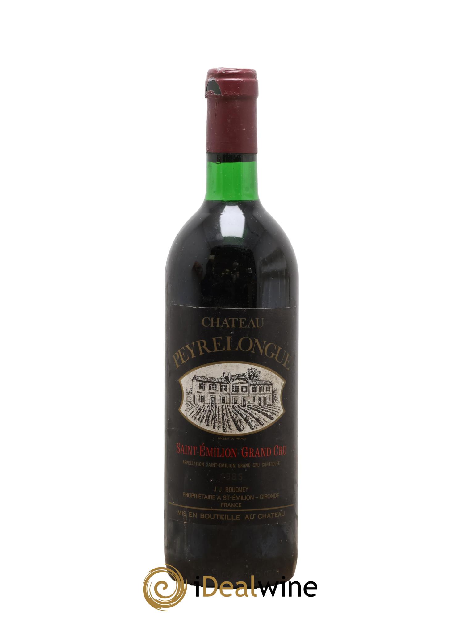 Saint-Émilion Grand Cru Château Peyrelongue 1985 - Lot de 1 bouteille - 0