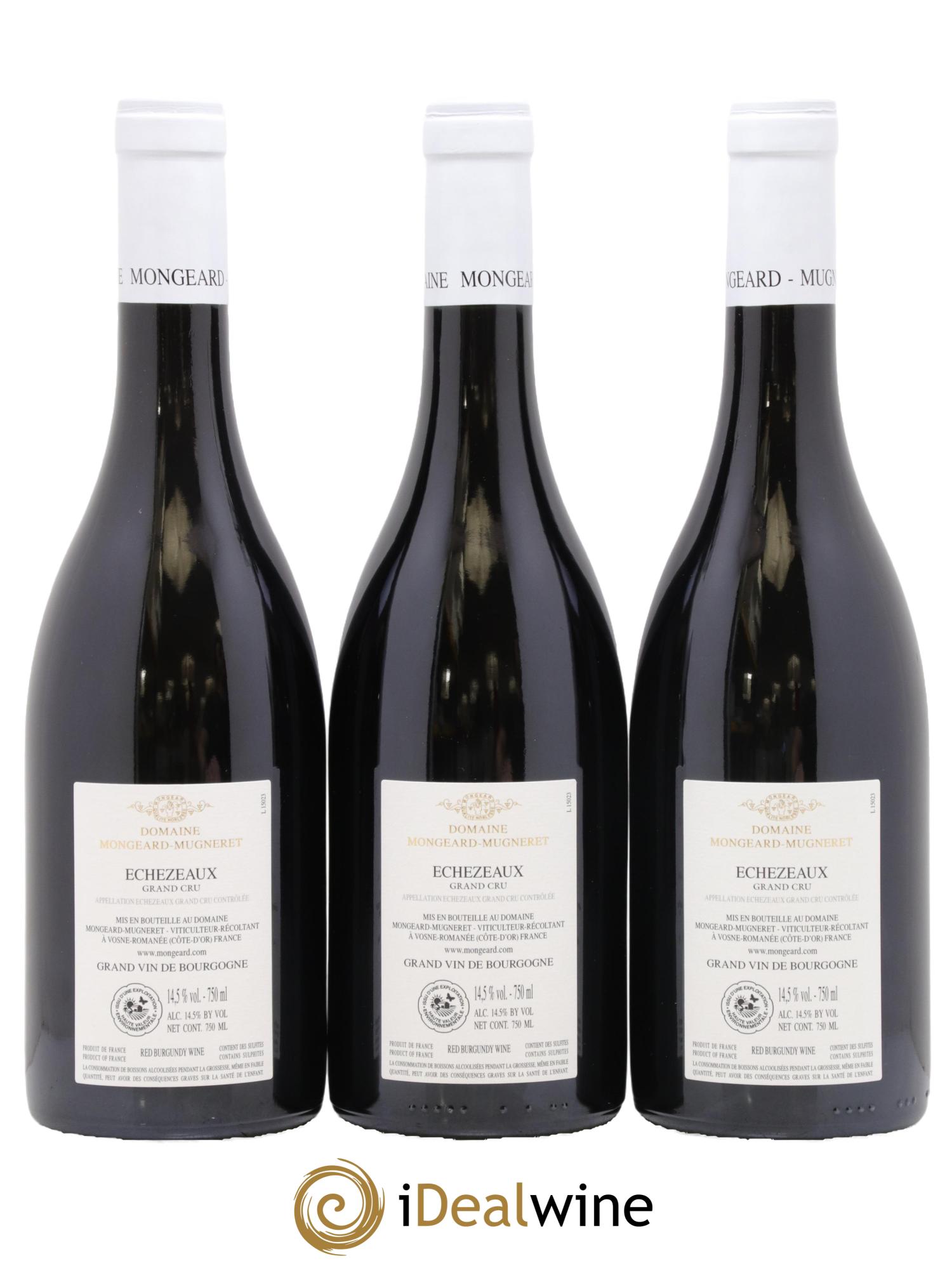 Echezeaux Grand Cru Mongeard-Mugneret (Domaine) 2023 - Lot of 3 bottles - 1