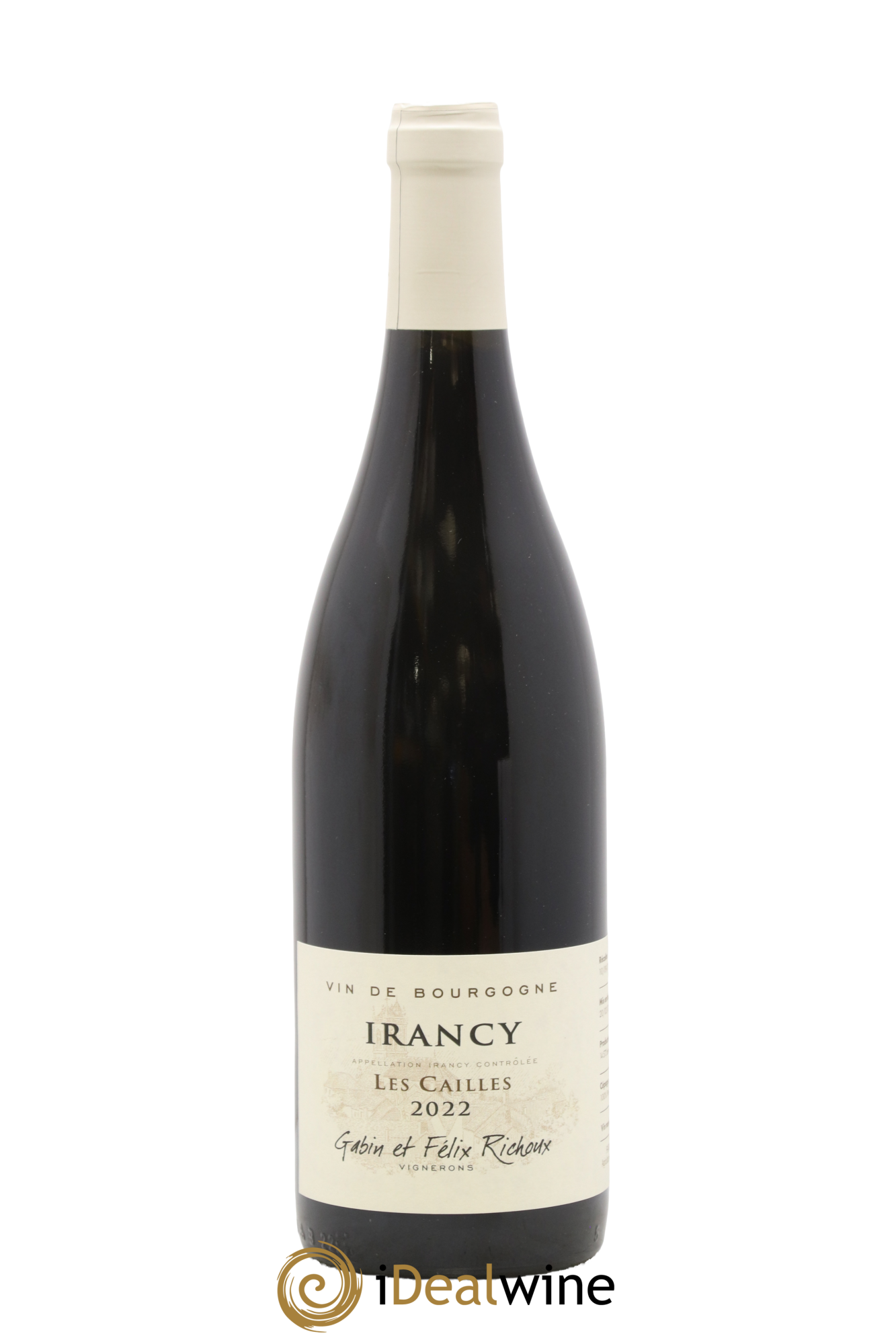 Irancy Les Cailles Gabin et Félix Richoux 2022 - Lot de 1 bouteille - 0