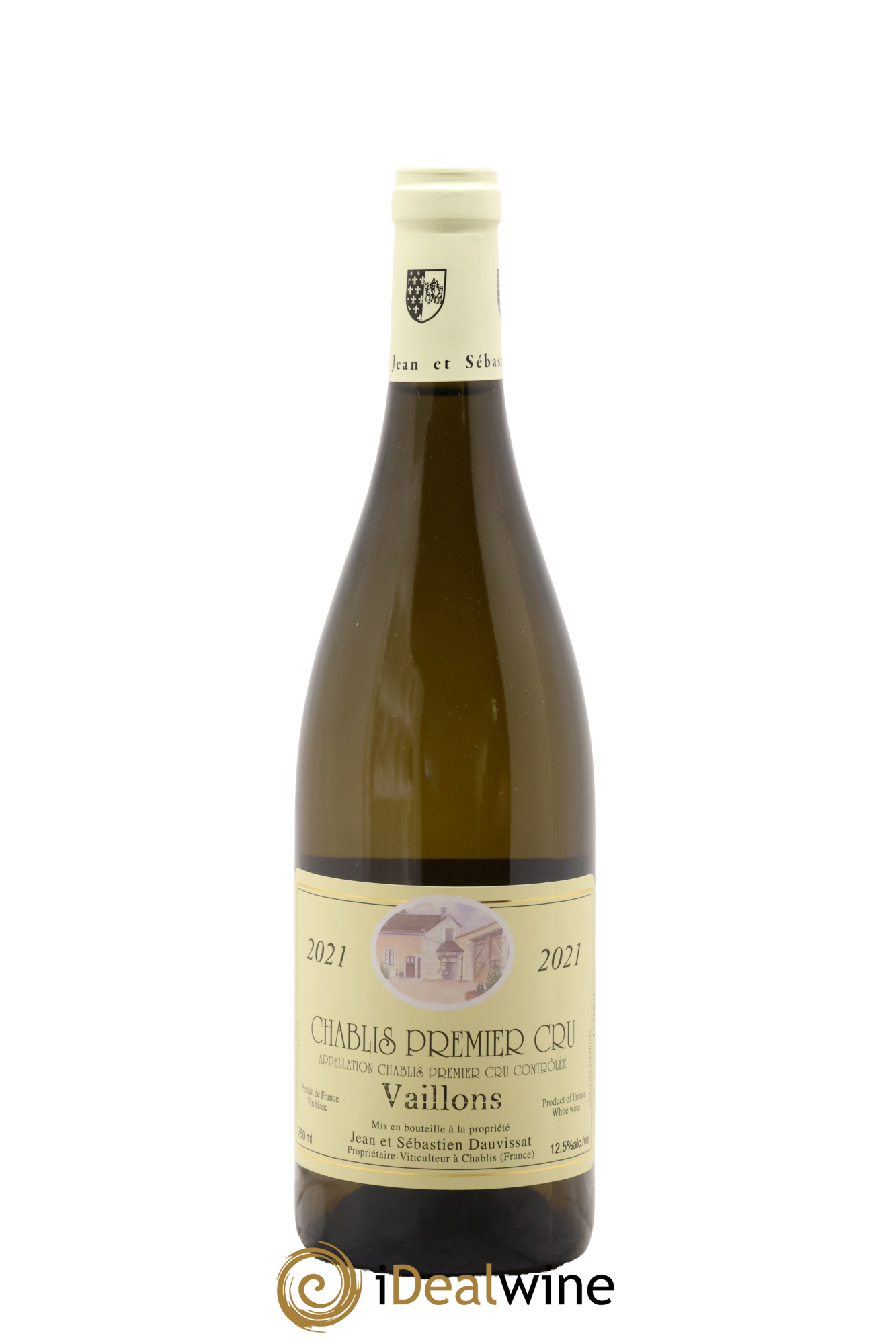 Chablis 1er Cru Vaillons Jean & Sébastien Dauvissat 2021 - Lotto di 1 bottiglia - 0