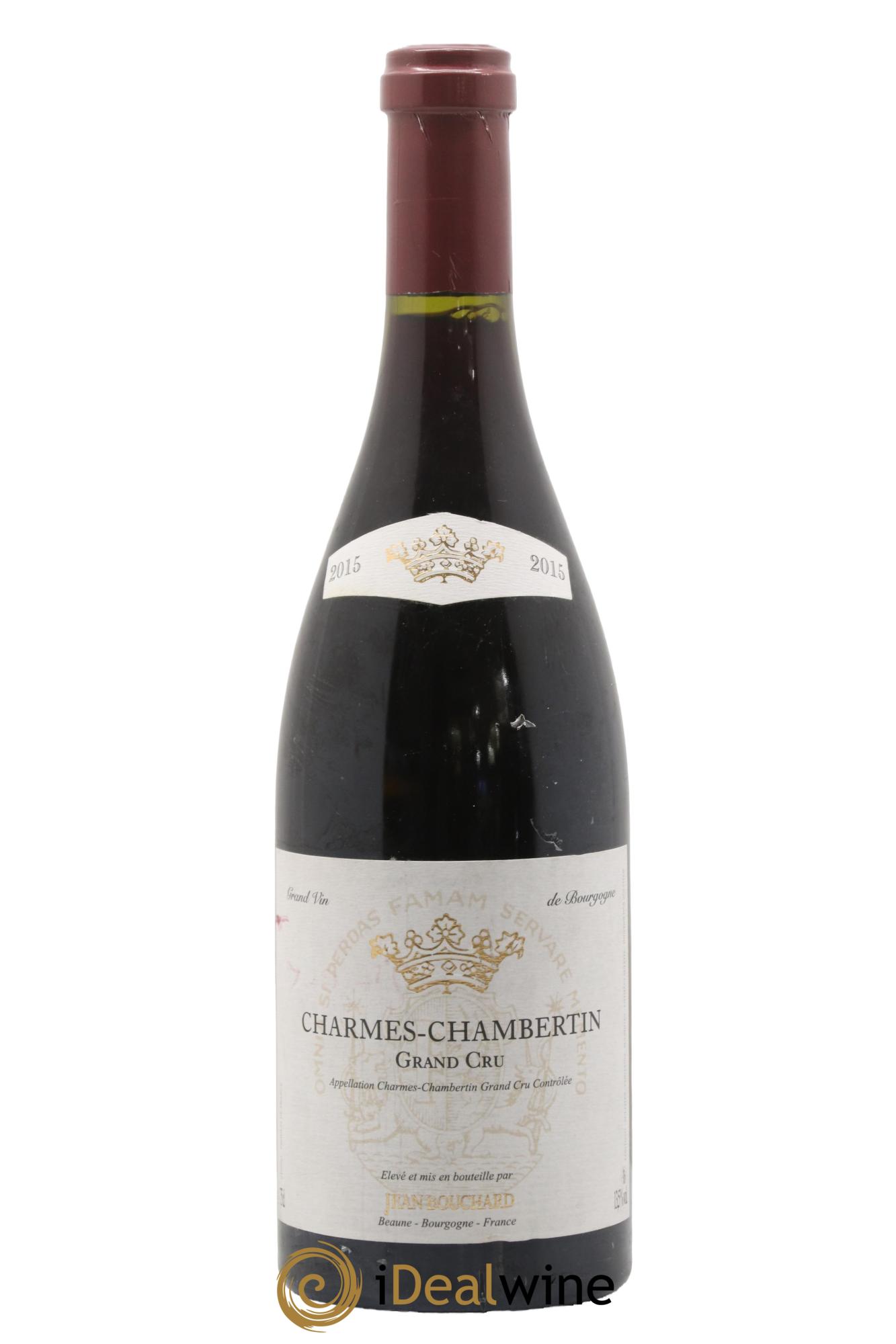 Charmes-Chambertin Grand Cru Jean Bouchard 2015 - Lot de 1 bouteille - 0
