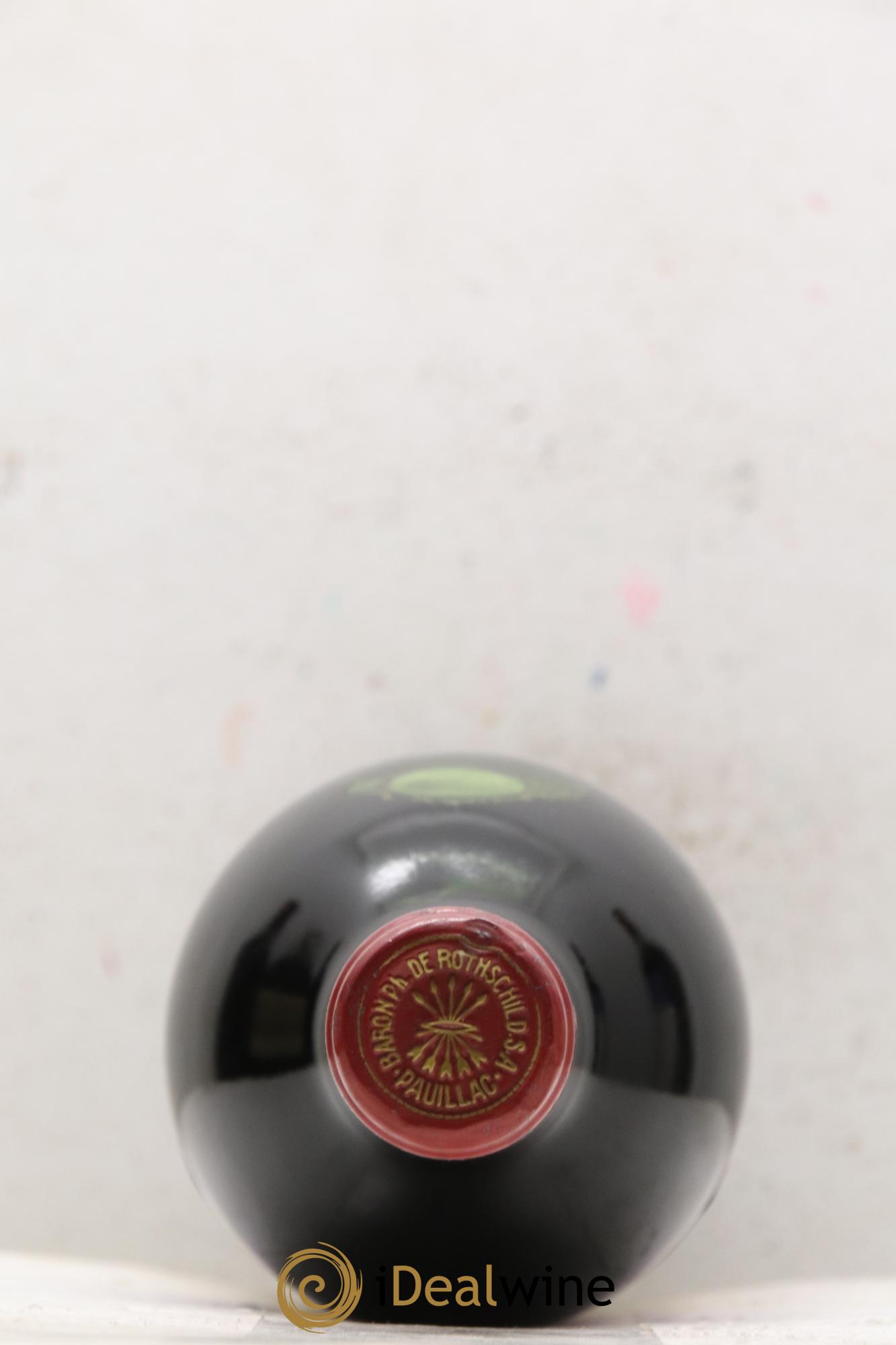 Château Mouton Rothschild 1er Grand Cru Classé 1980 - Lot de 3 bouteilles - 1