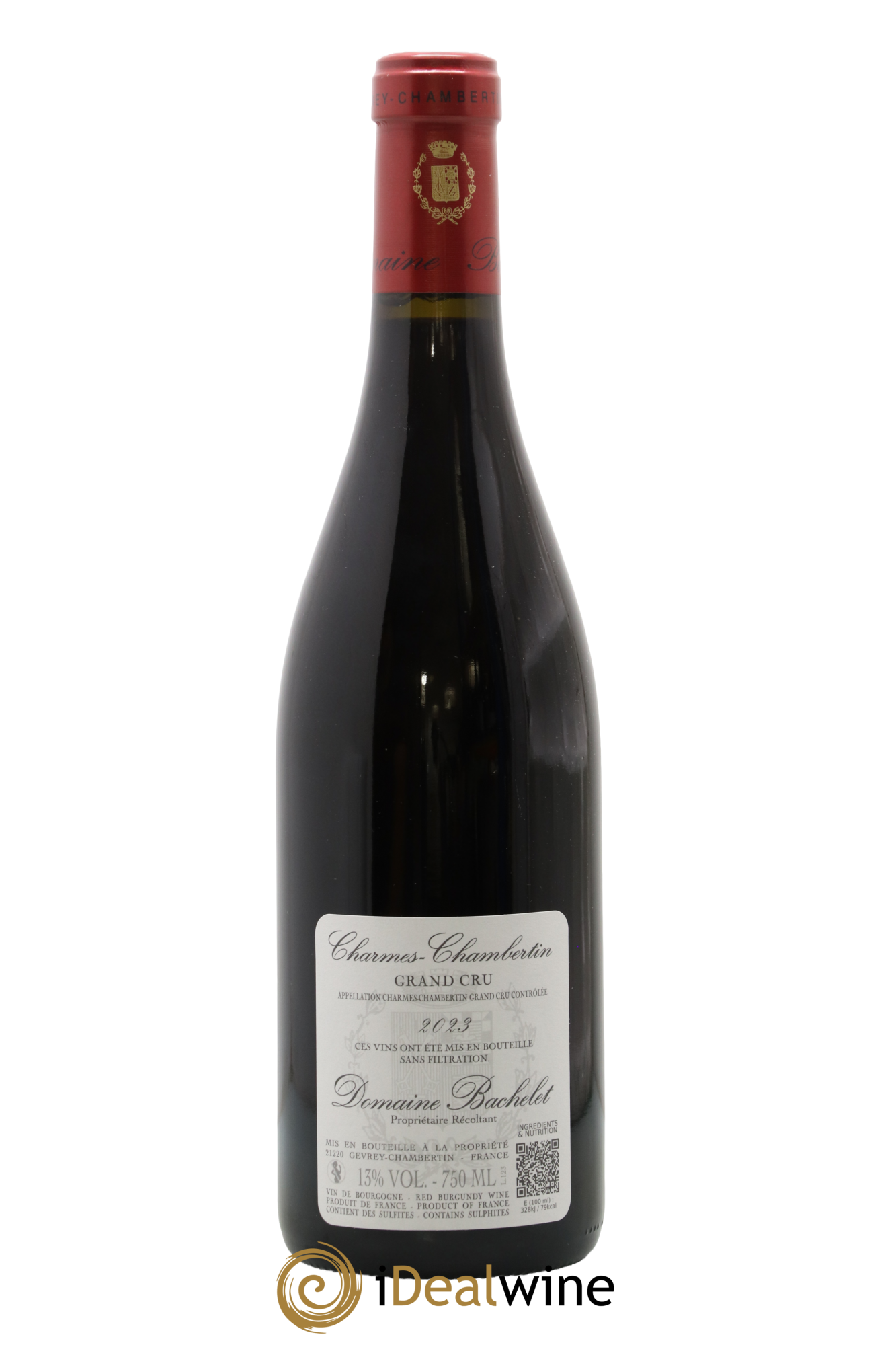 Charmes-Chambertin Grand Cru Vieilles Vignes Denis Bachelet (Domaine) 2023 - Lot de 1 bouteille - 1